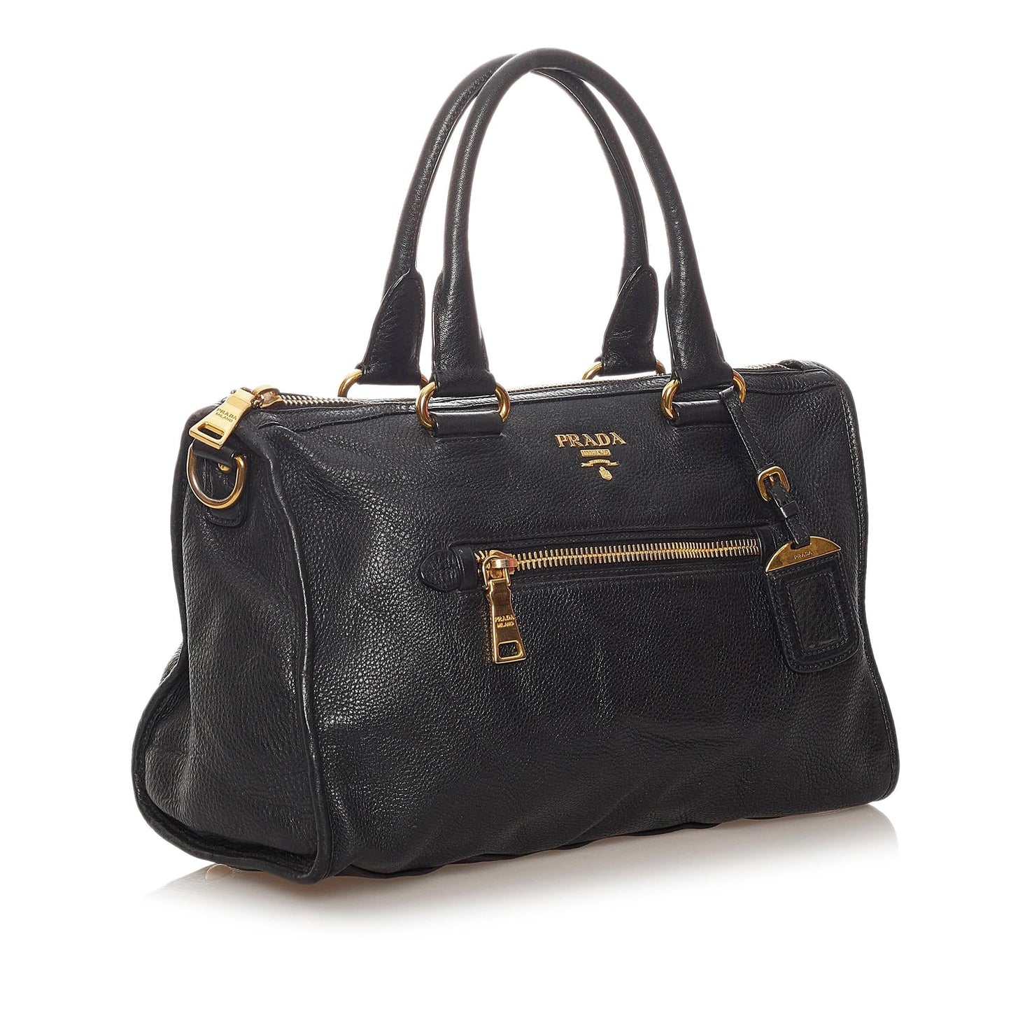 Prada Daino Satchel Shg Vitello Satchel Bag Satchel Shg 28038