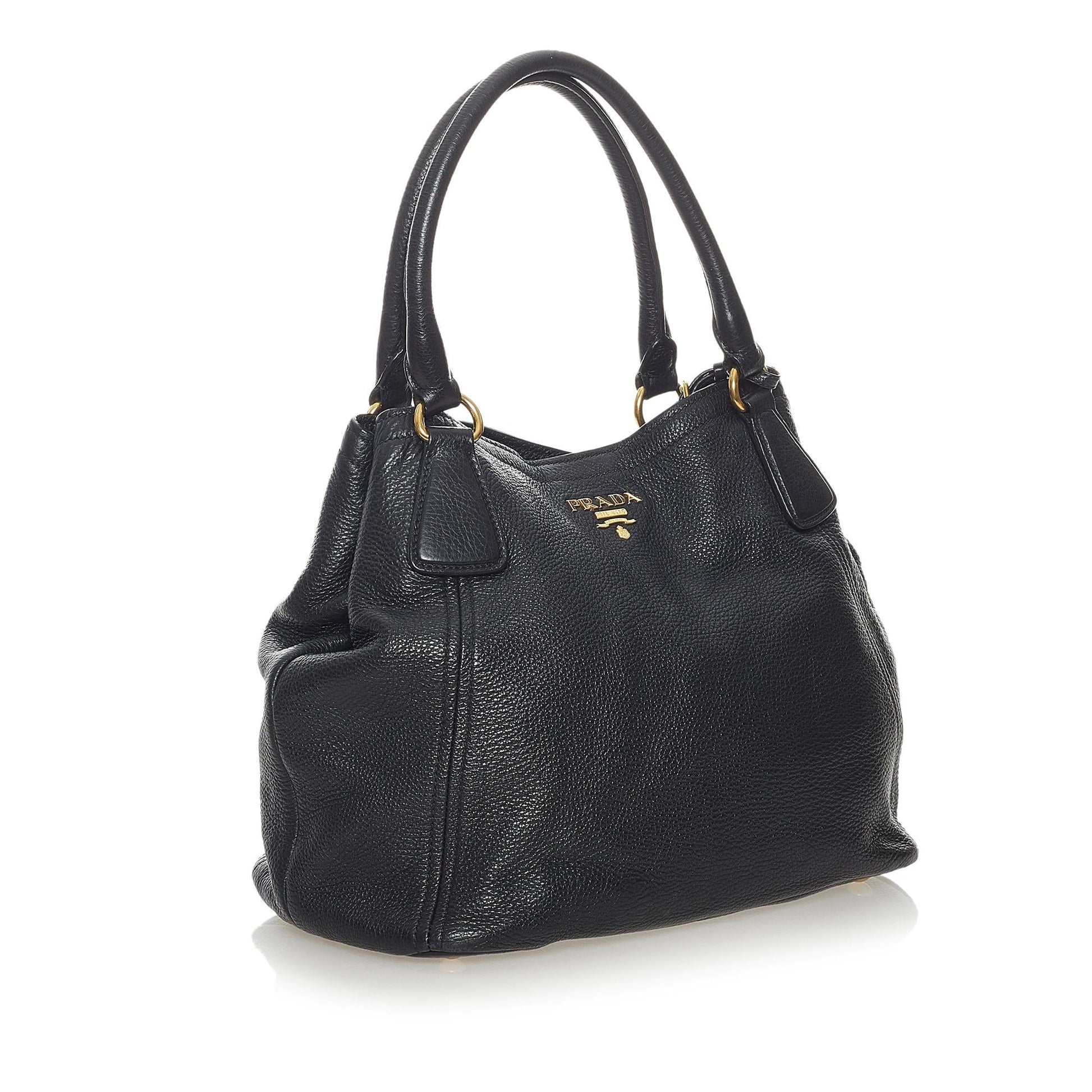 Prada Daino Satchel Shg Vitello Satchel Bag Satchel Shg 28077
