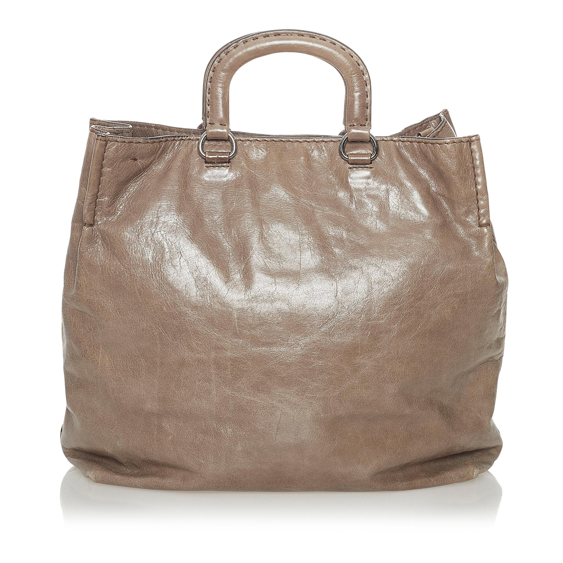 Prada Daino Satchel Shg Vitello Satchel Bag Satchel Shg 28079