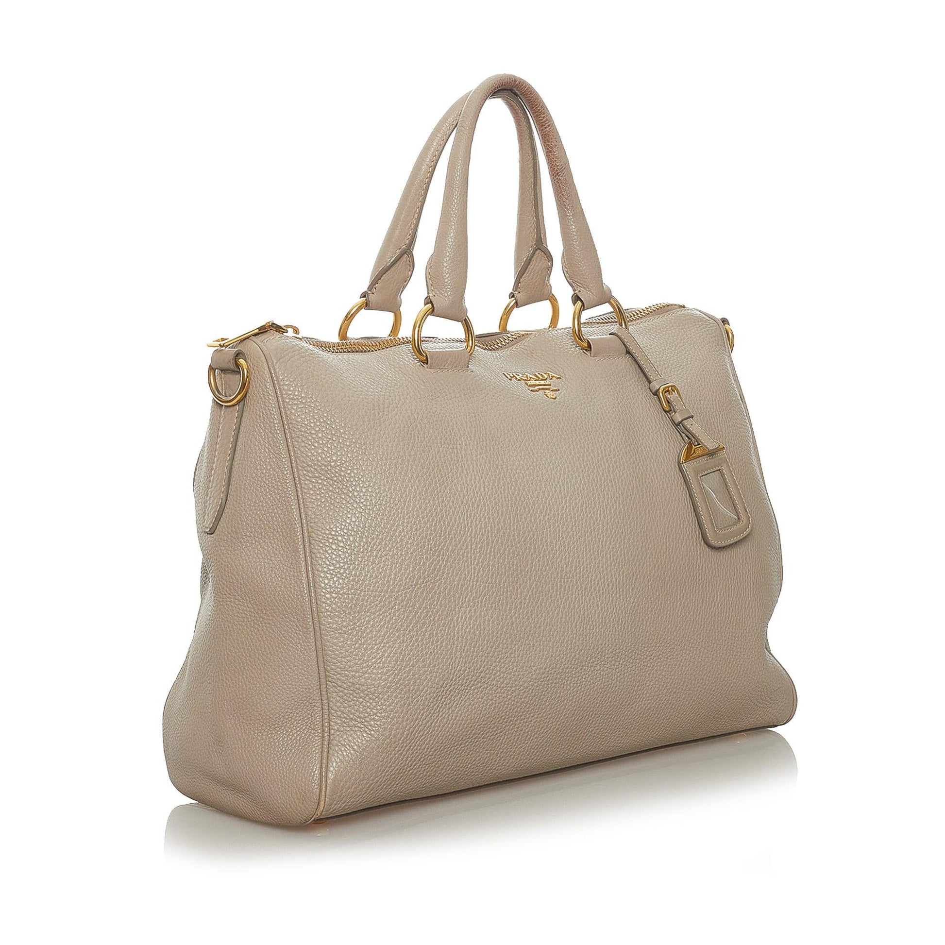Prada Daino Satchel Shg Vitello Satchel Bag Satchel Shg 28508