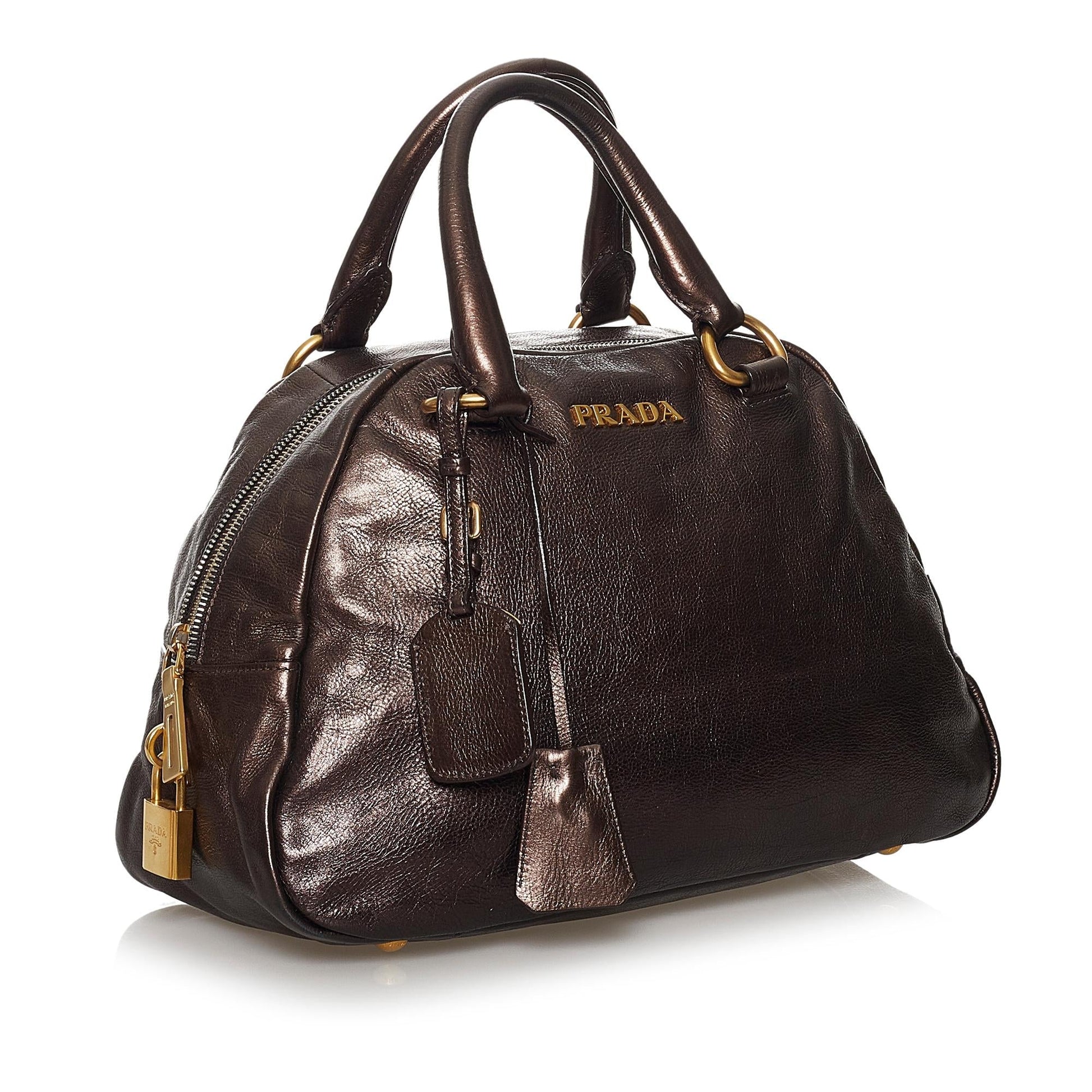 Prada Daino Satchel Shg Vitello Satchel Bag Satchel Shg 30119