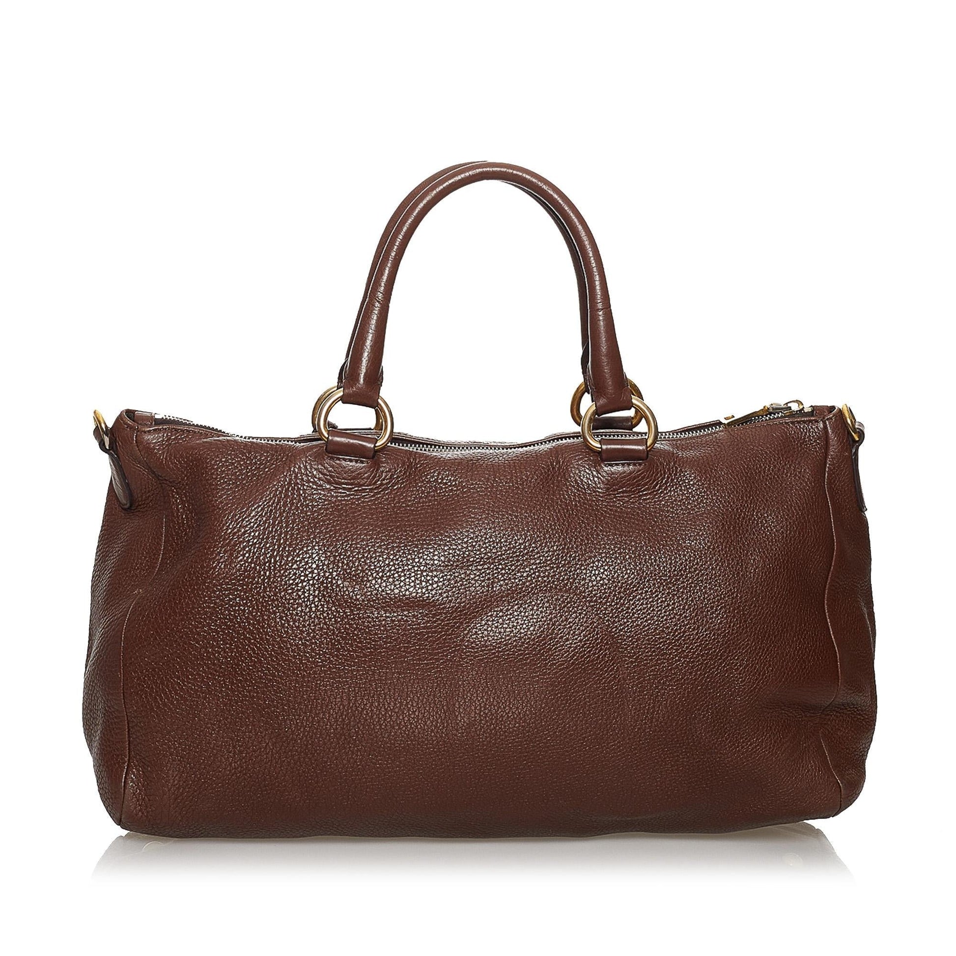 Prada Daino Satchel Shg Vitello Satchel Bag Satchel Shg 30204