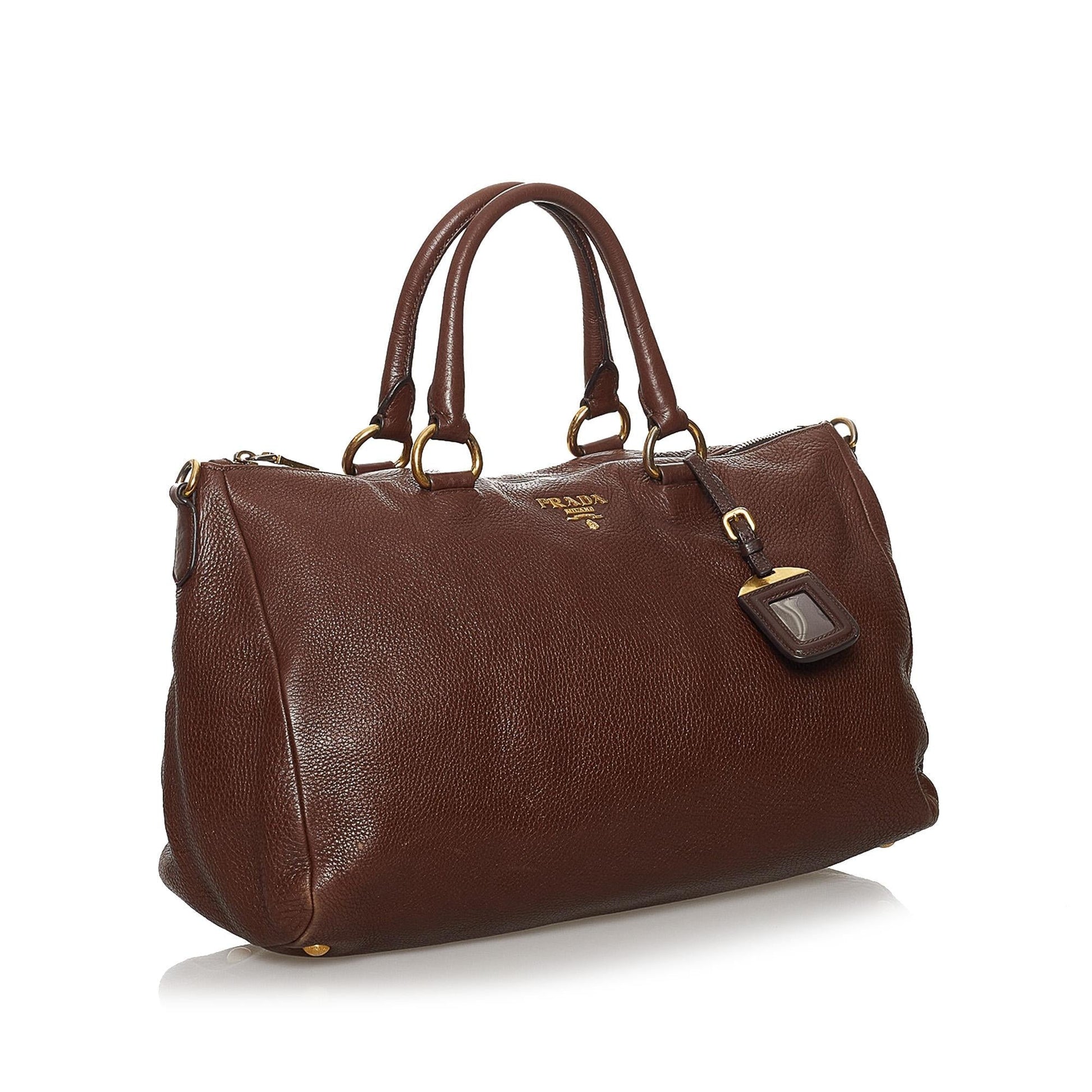 Prada Daino Satchel Shg Vitello Satchel Bag Satchel Shg 30204