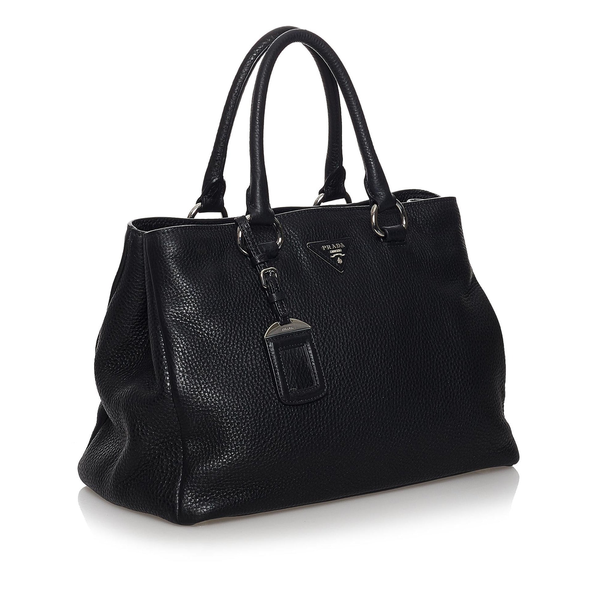 Prada Daino Satchel Shg Vitello Satchel Bag Satchel Shg 31177