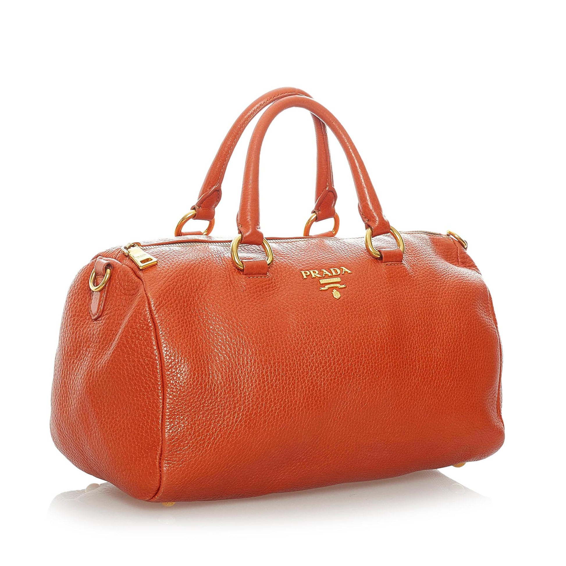 Prada Daino Satchel Shg Vitello Satchel Bag Satchel Shg 31372