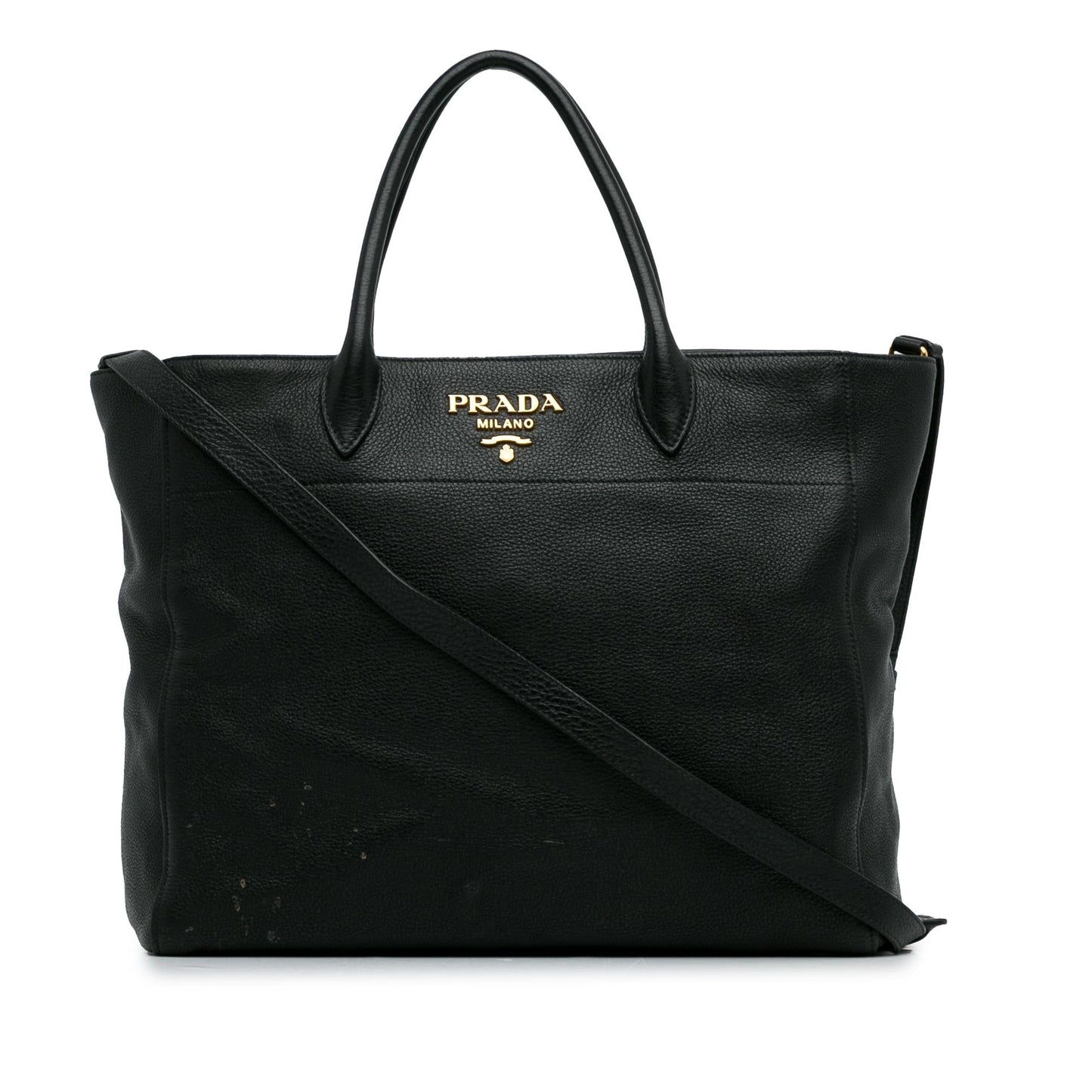 Prada Daino Satchel Shg Miinyq Vitello Satchel Bag