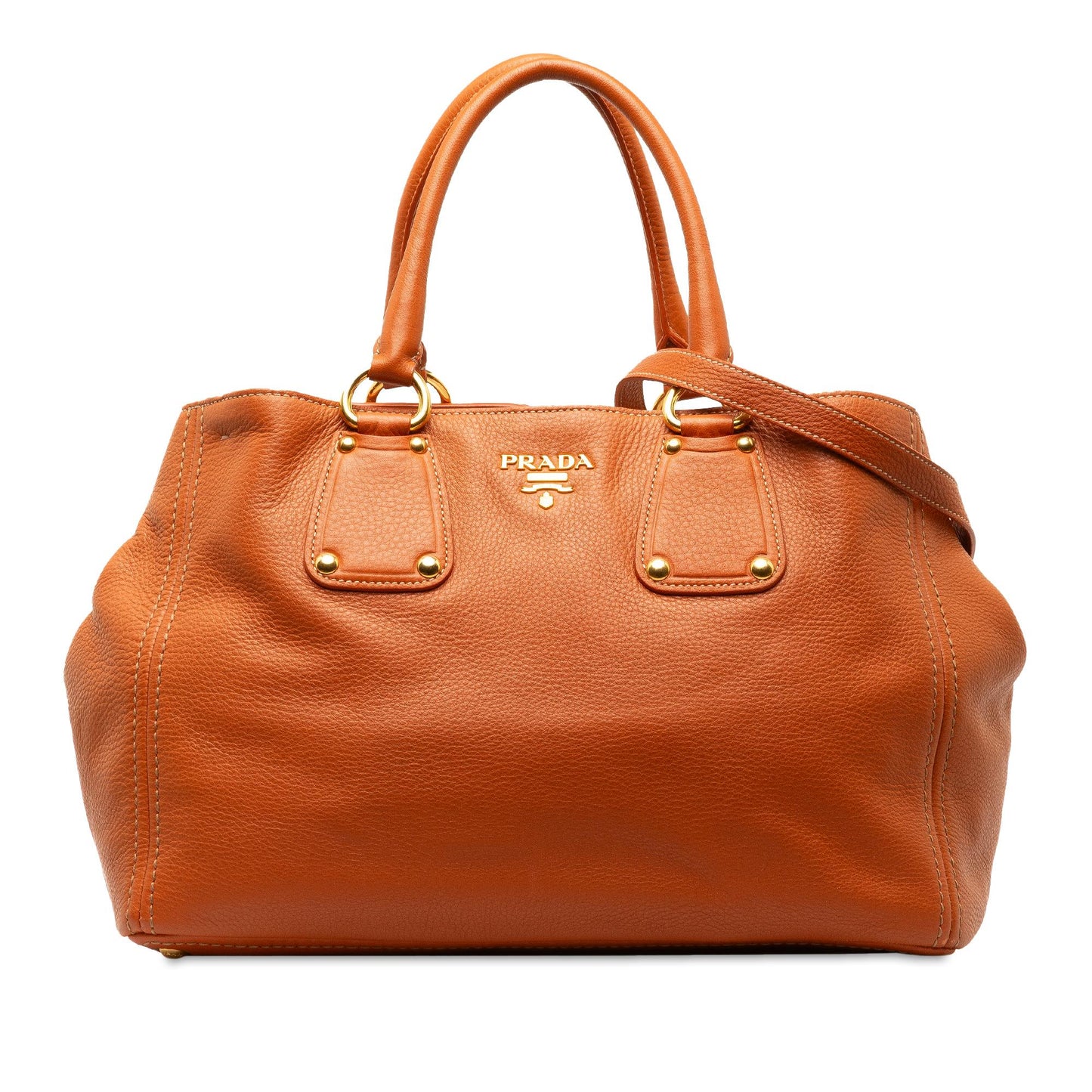 Prada Daino Satchel Shg Bpanin Vitello Satchel Bag