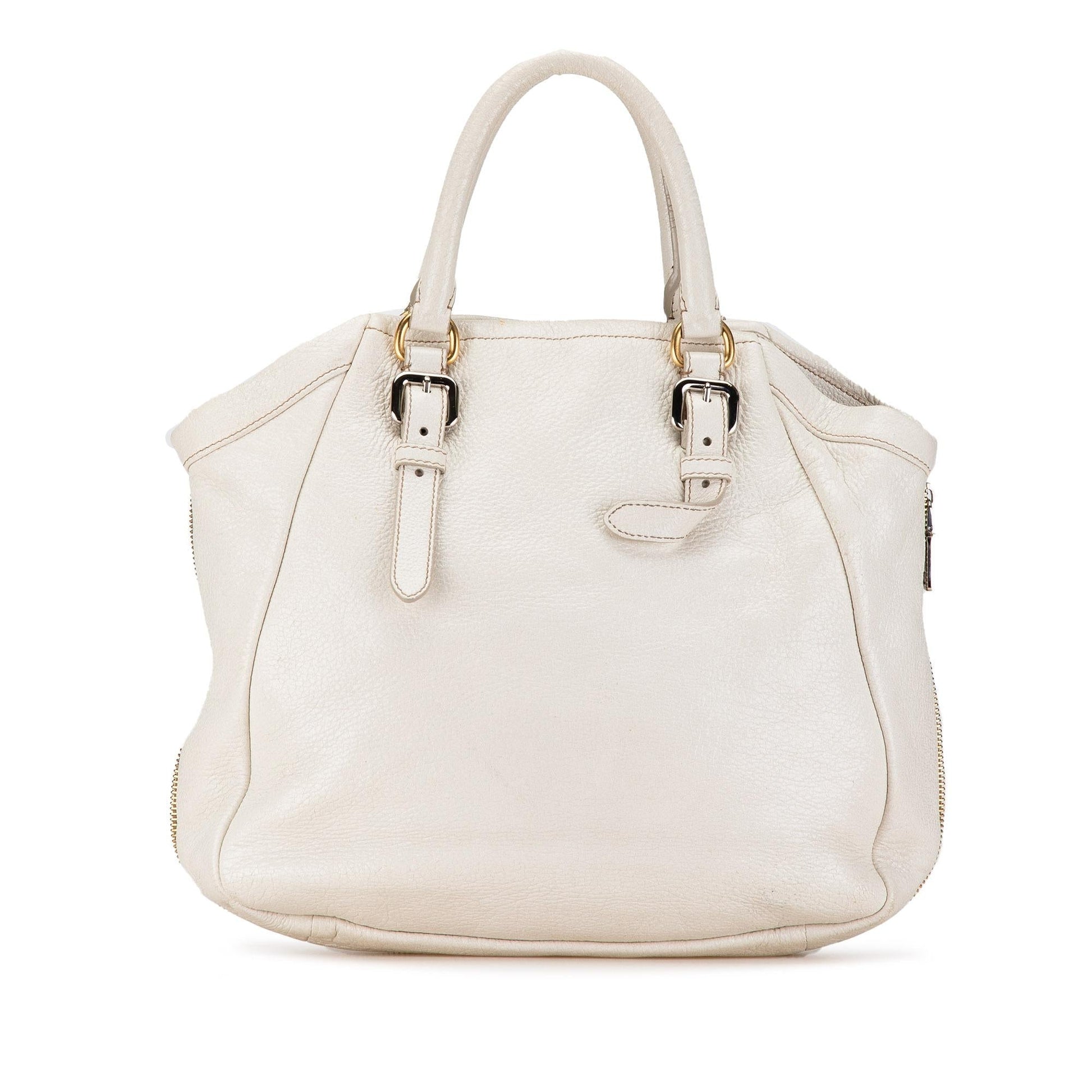 Prada Daino Satchel Shg Cf3Yos Vitello Satchel Bag