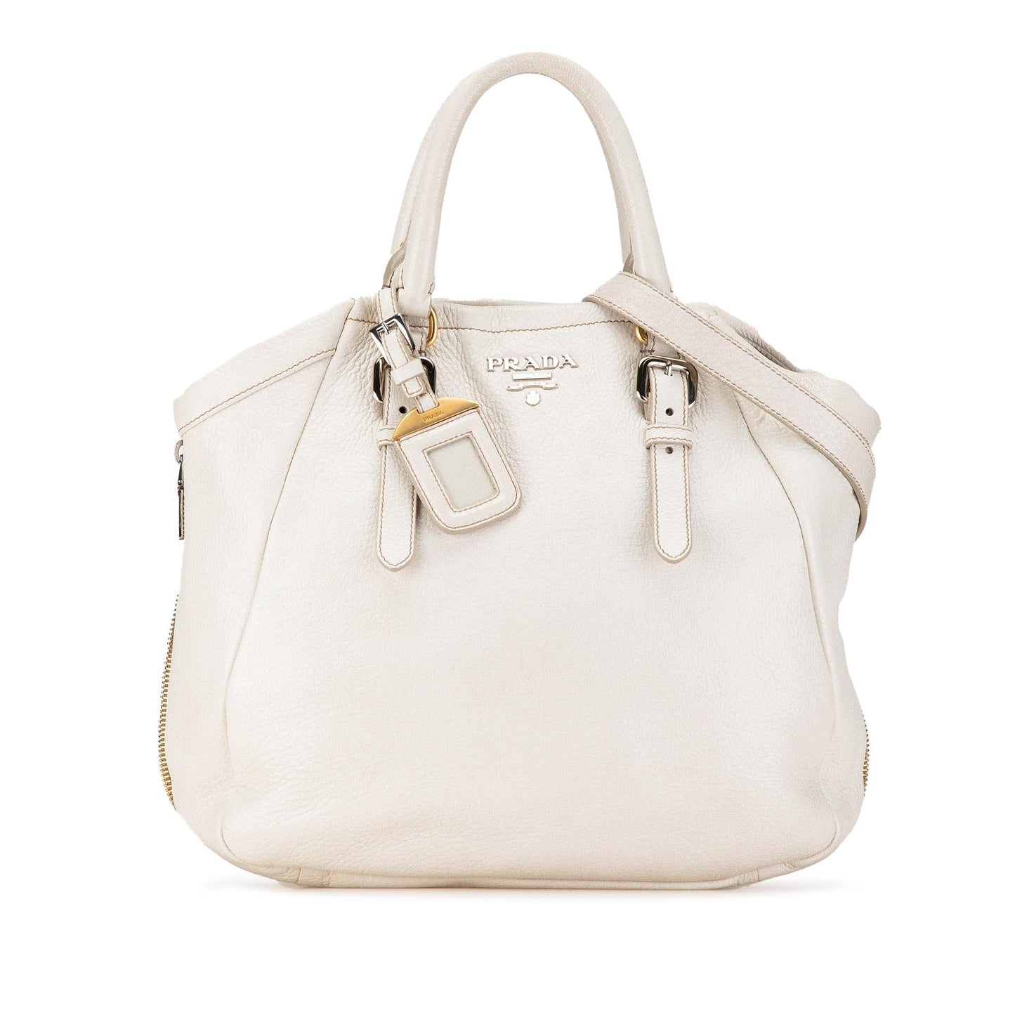 Prada Daino Satchel Shg Cf3Yos Vitello Satchel Bag