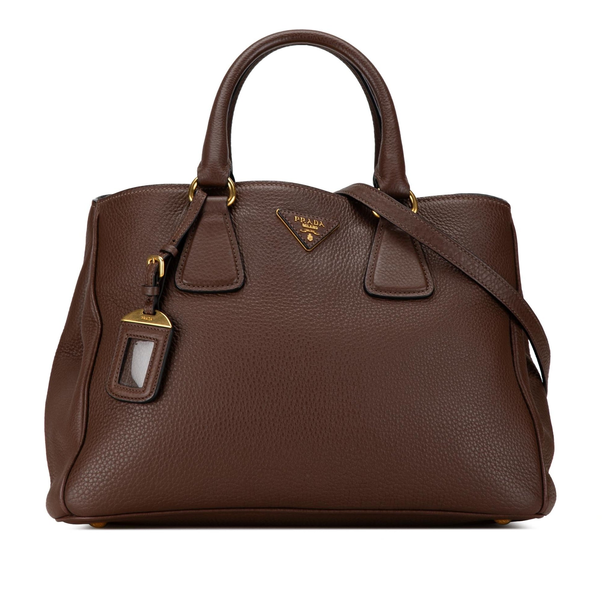 Prada Daino Satchel Shg Kheuny Vitello Satchel Bag