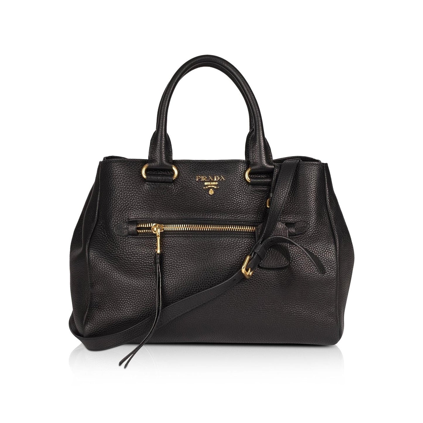 Prada Vitello Daino Shopping Tote Handbag Tote Bag