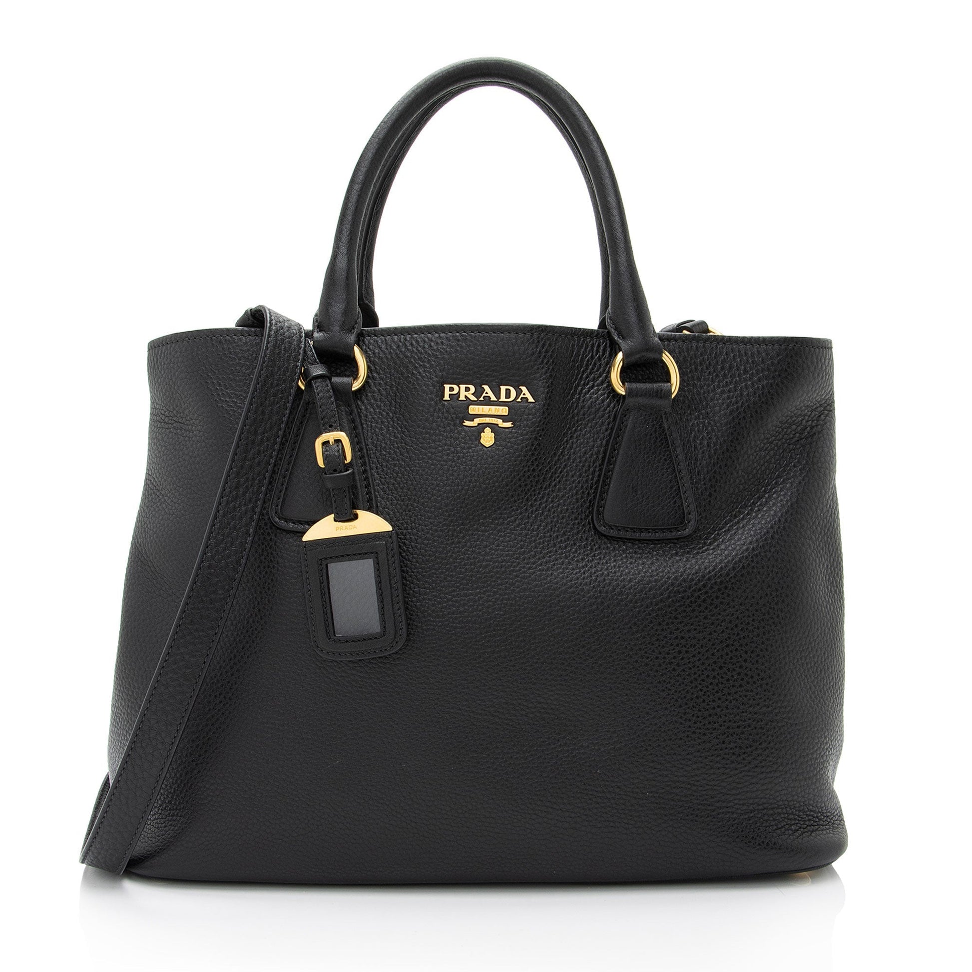 Prada Daino Shopping Tote Shf Rtaze9 Vitello Tote Bag