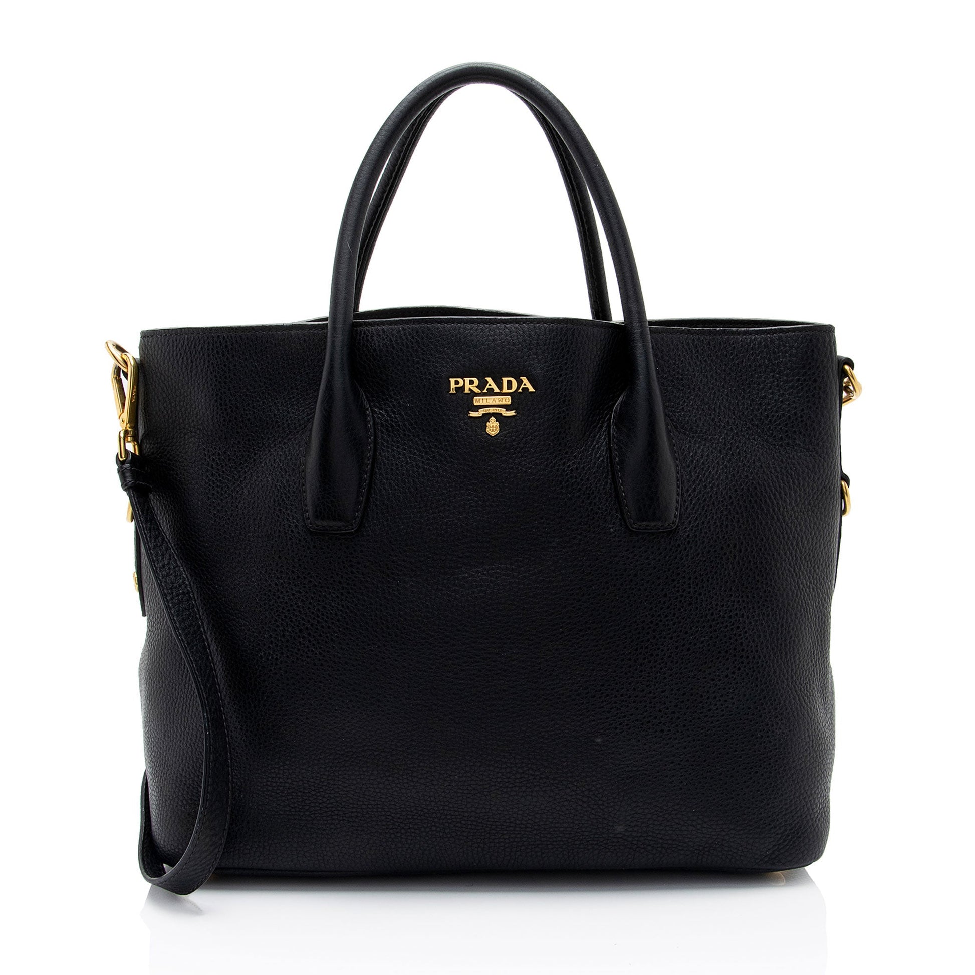 Prada Daino Shopping Tote Shf I79Qky Vitello Tote Bag