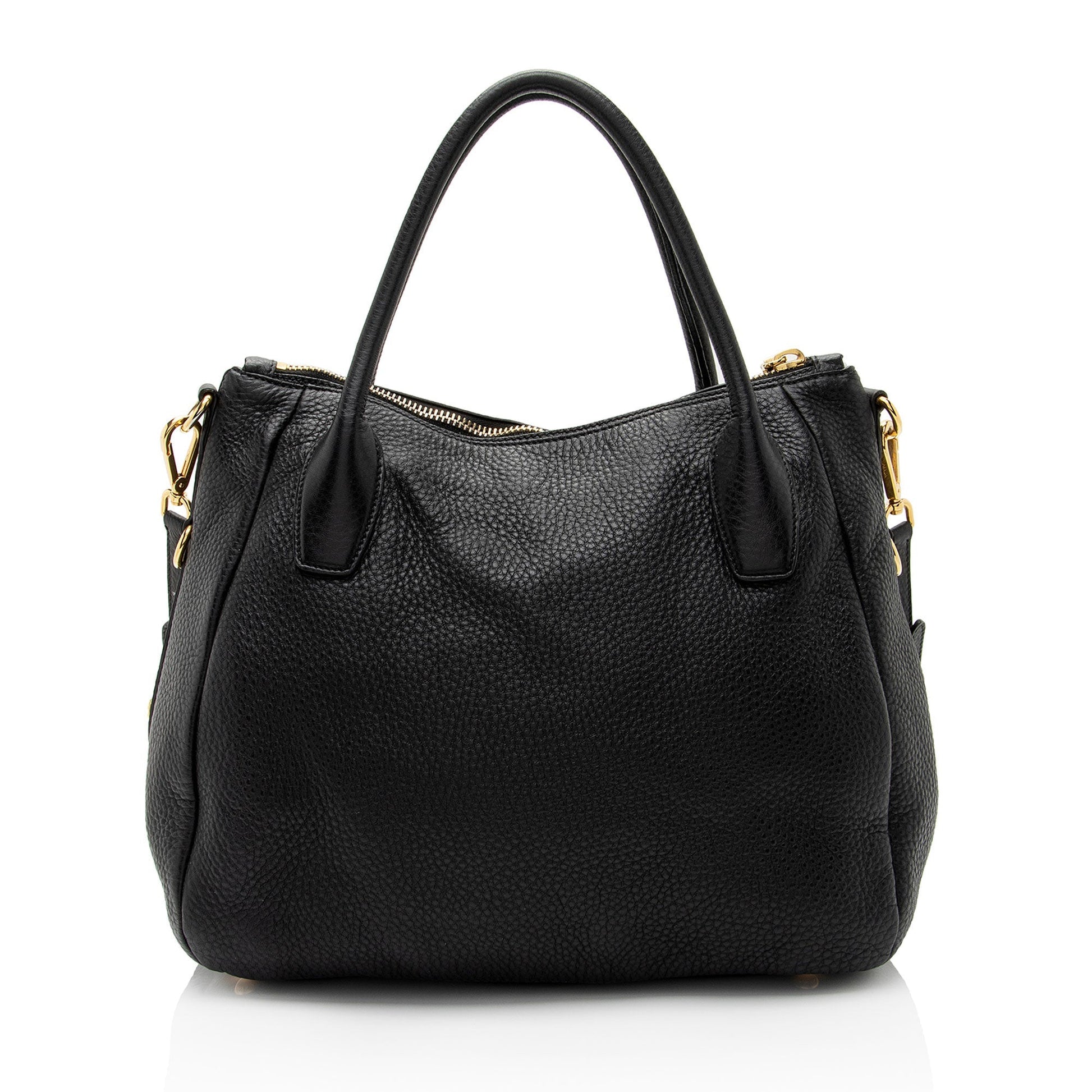 Prada Daino Shopping Tote Shf Vyofuv Vitello Tote Bag