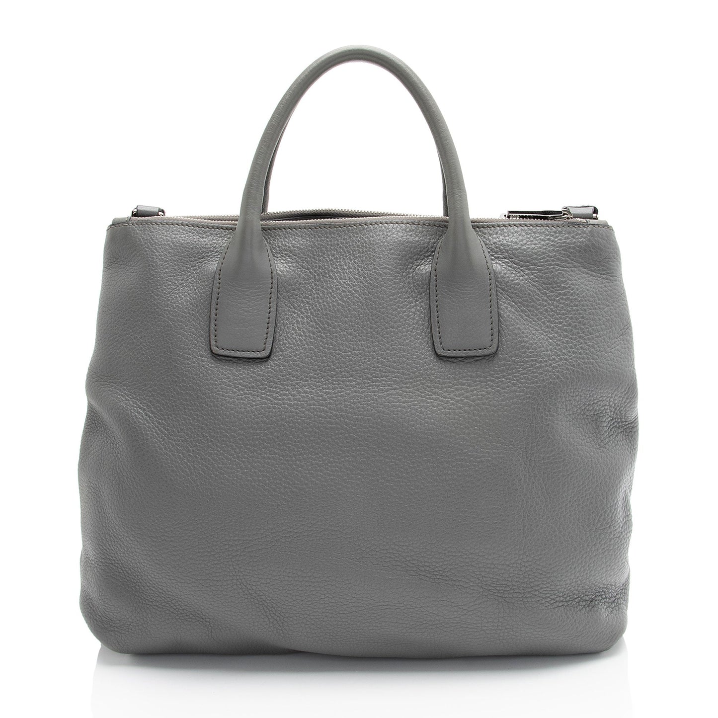 Prada Daino Shopping Tote Shf Vedeue Vitello Tote Bag