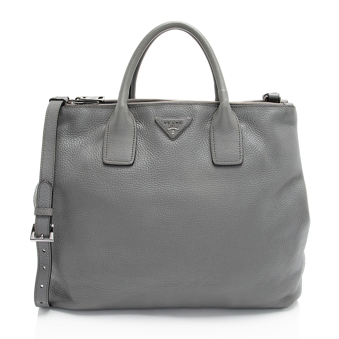 Prada Daino Shopping Tote Shf Vedeue Vitello Tote Bag