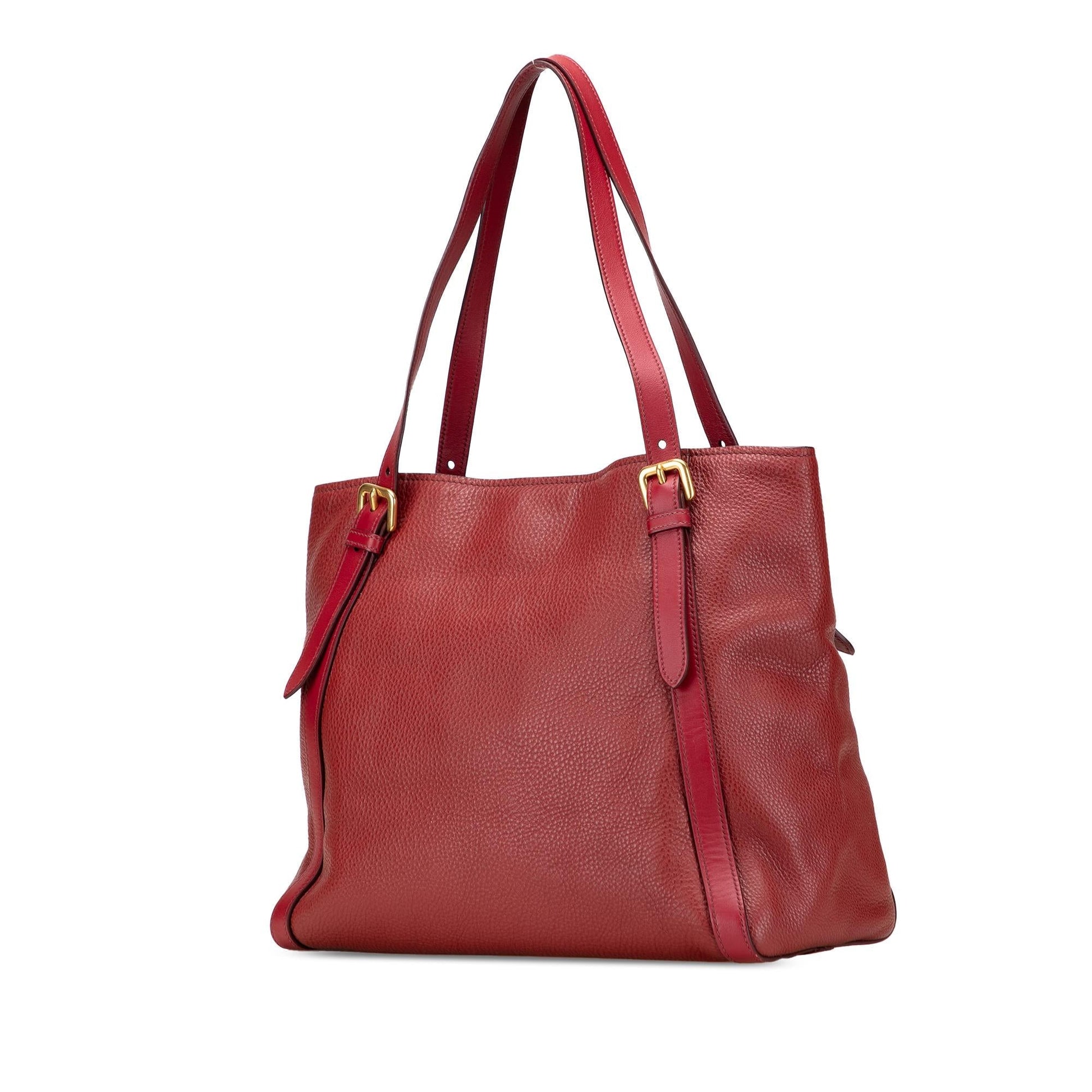 Prada Daino Shopping Tote Vitello Tote Bag