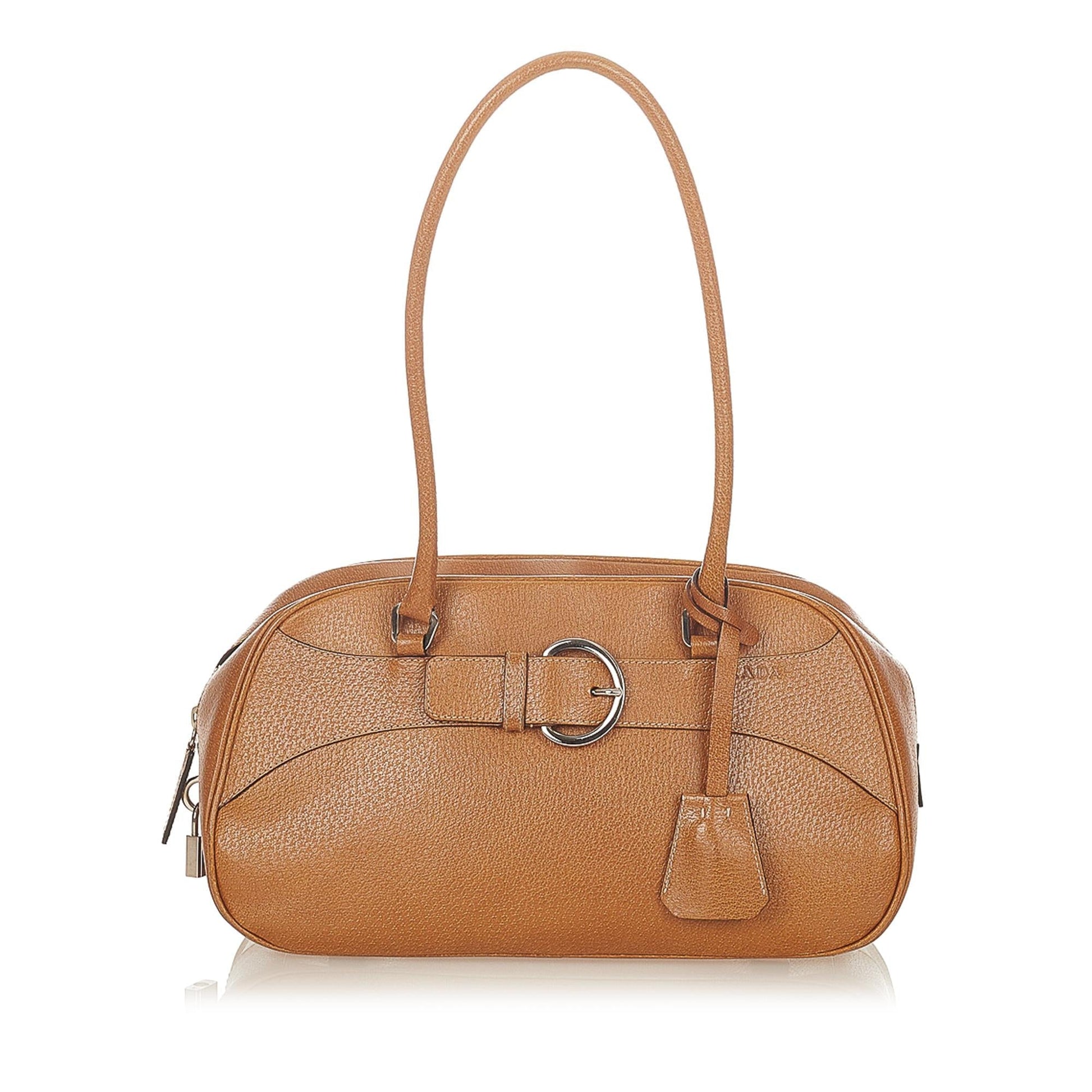 Prada Daino Shoulder Bag Shg Vitello Bag Shg 24716