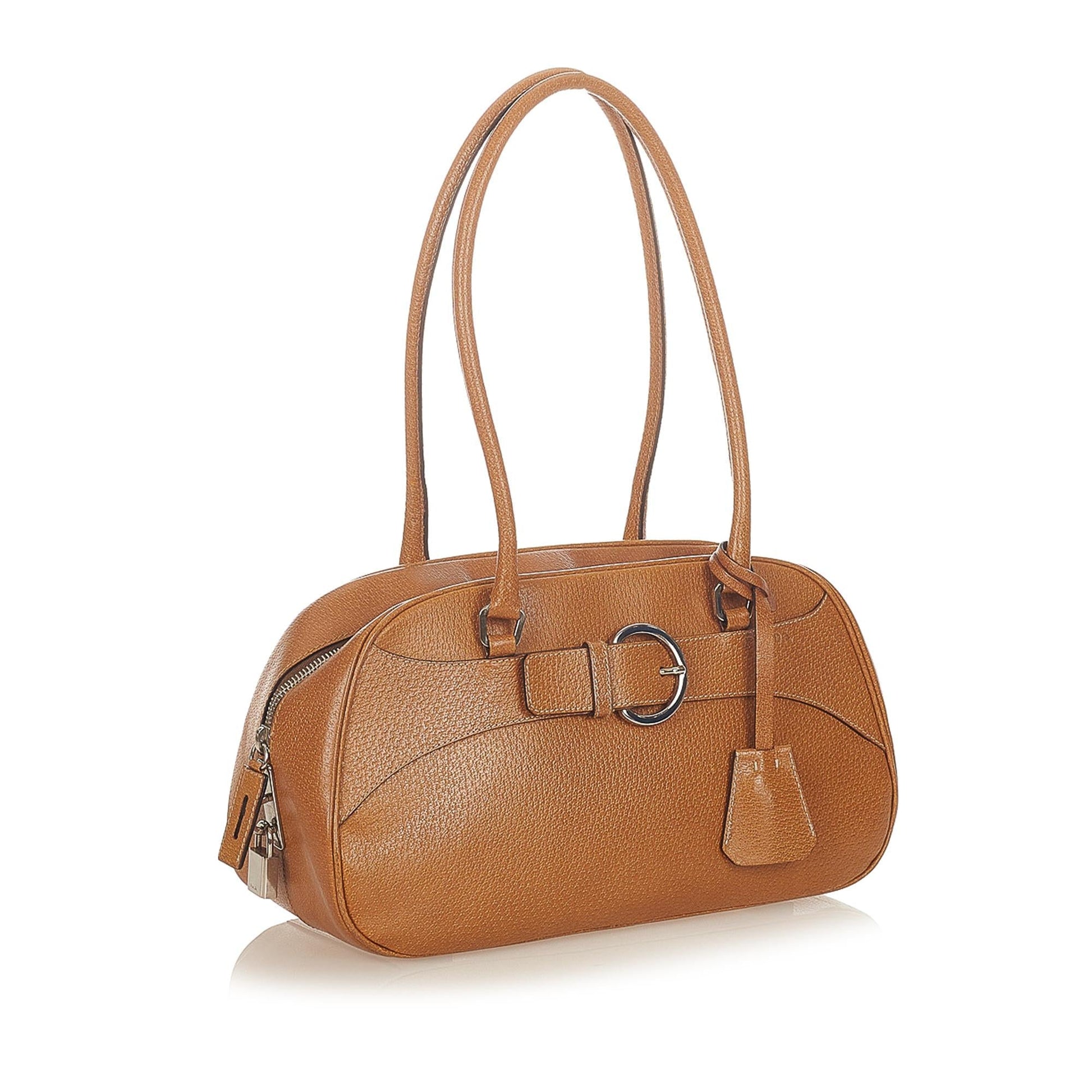 Prada Daino Shoulder Bag Shg Vitello Bag Shg 24716