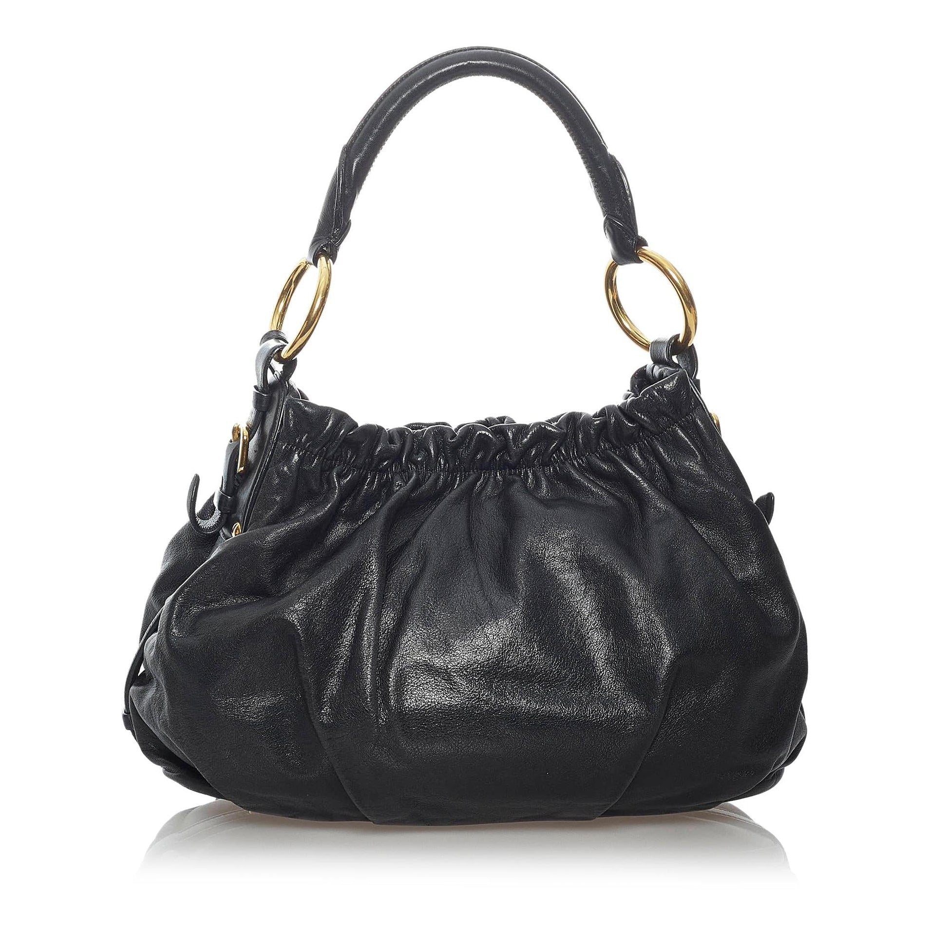 Prada Daino Shoulder Bag Shg Vitello Bag Shg 29530
