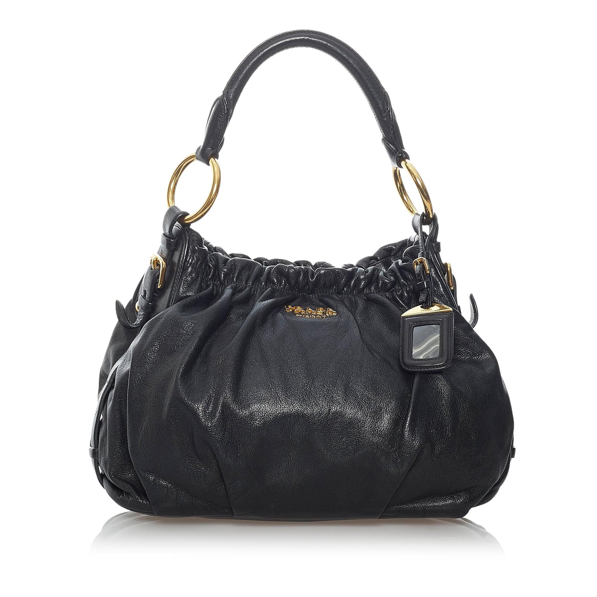 Prada Daino Shoulder Bag Shg Vitello Bag Shg 29530