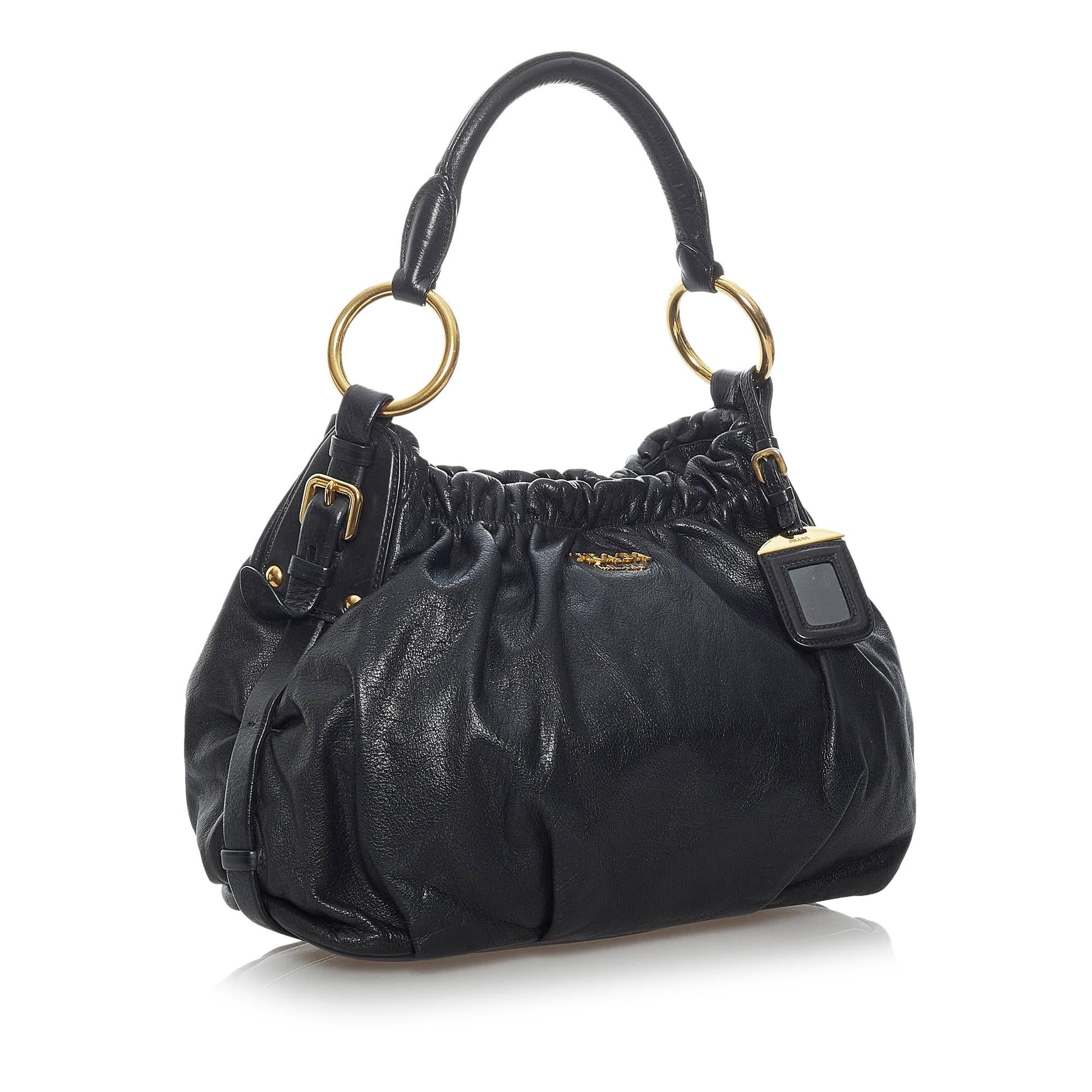 Prada Daino Shoulder Bag Shg Vitello Bag Shg 29530