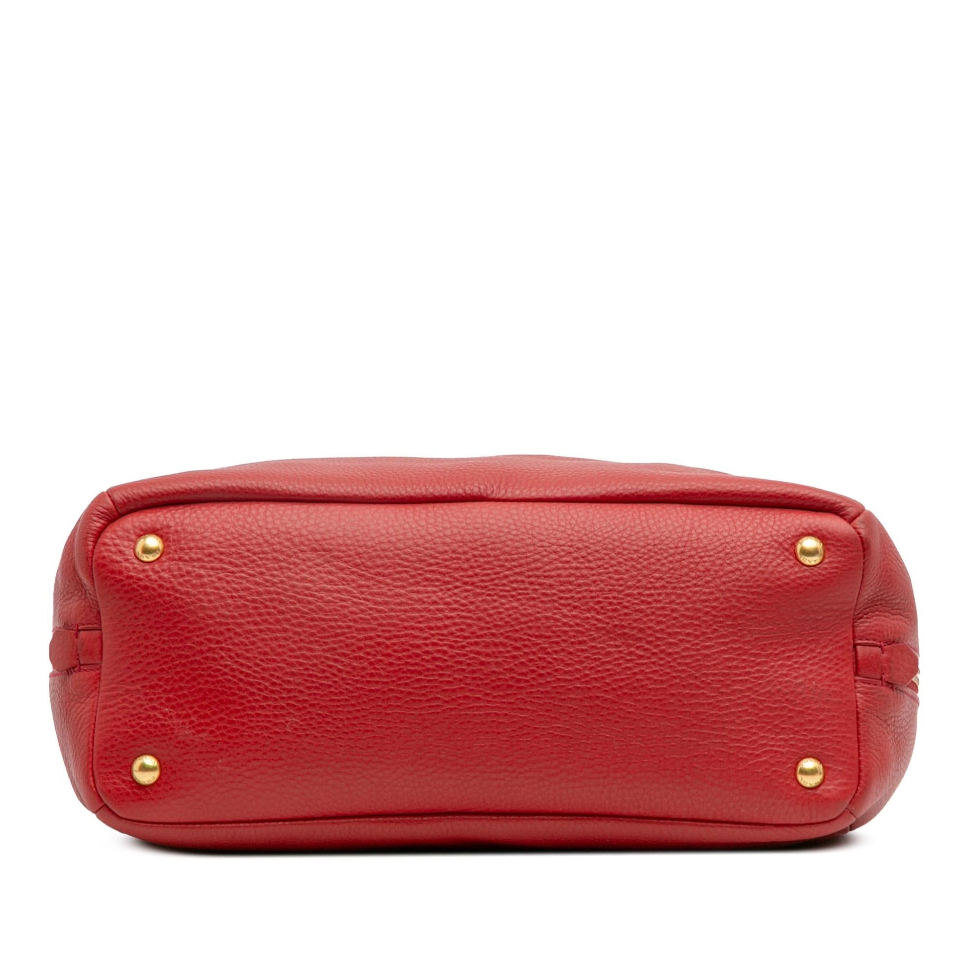 Prada Daino Side Convertible Tote Vitello Zip Tote Bag