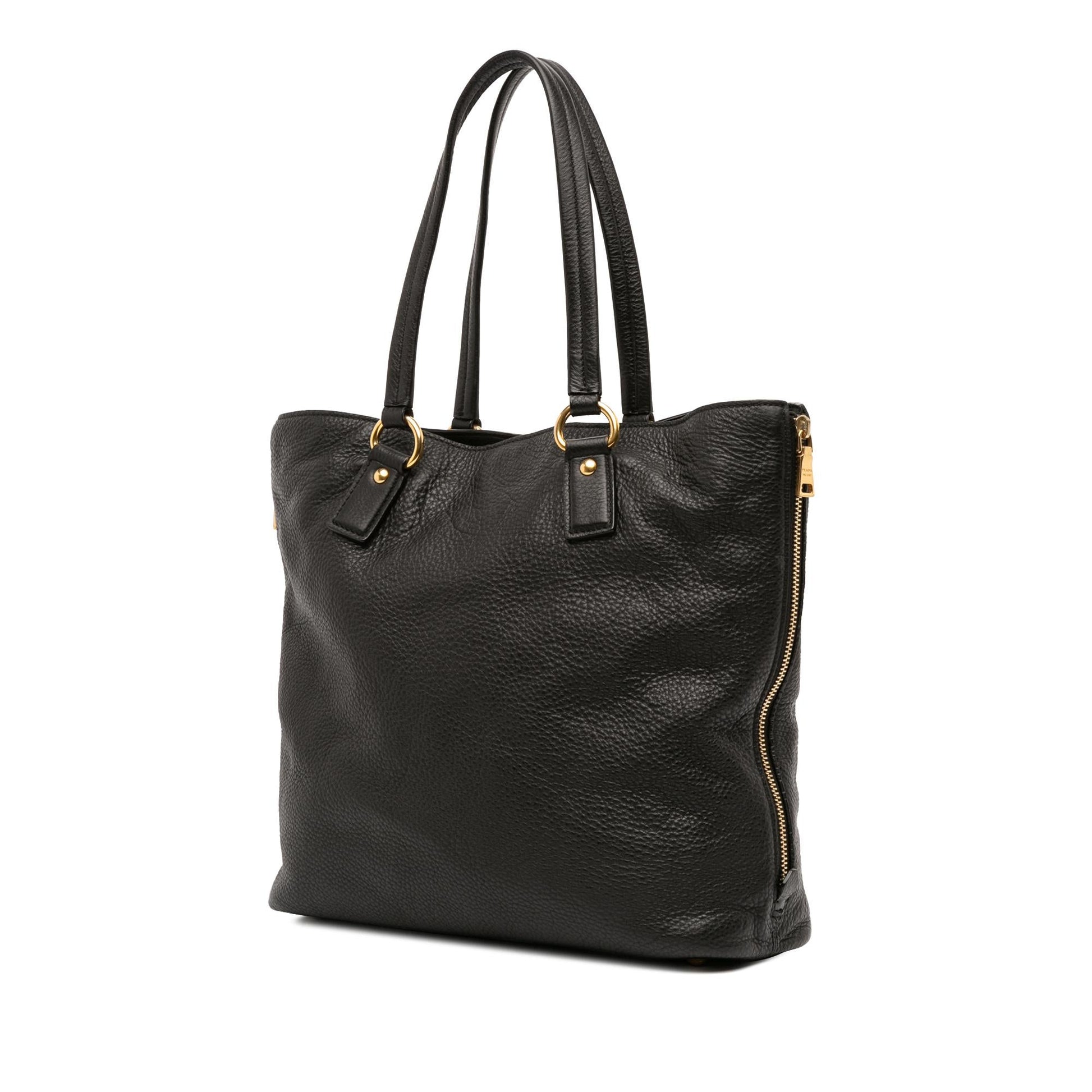 Prada Daino Side Tote Vitello Zip Tote Bag Zip Tote 1