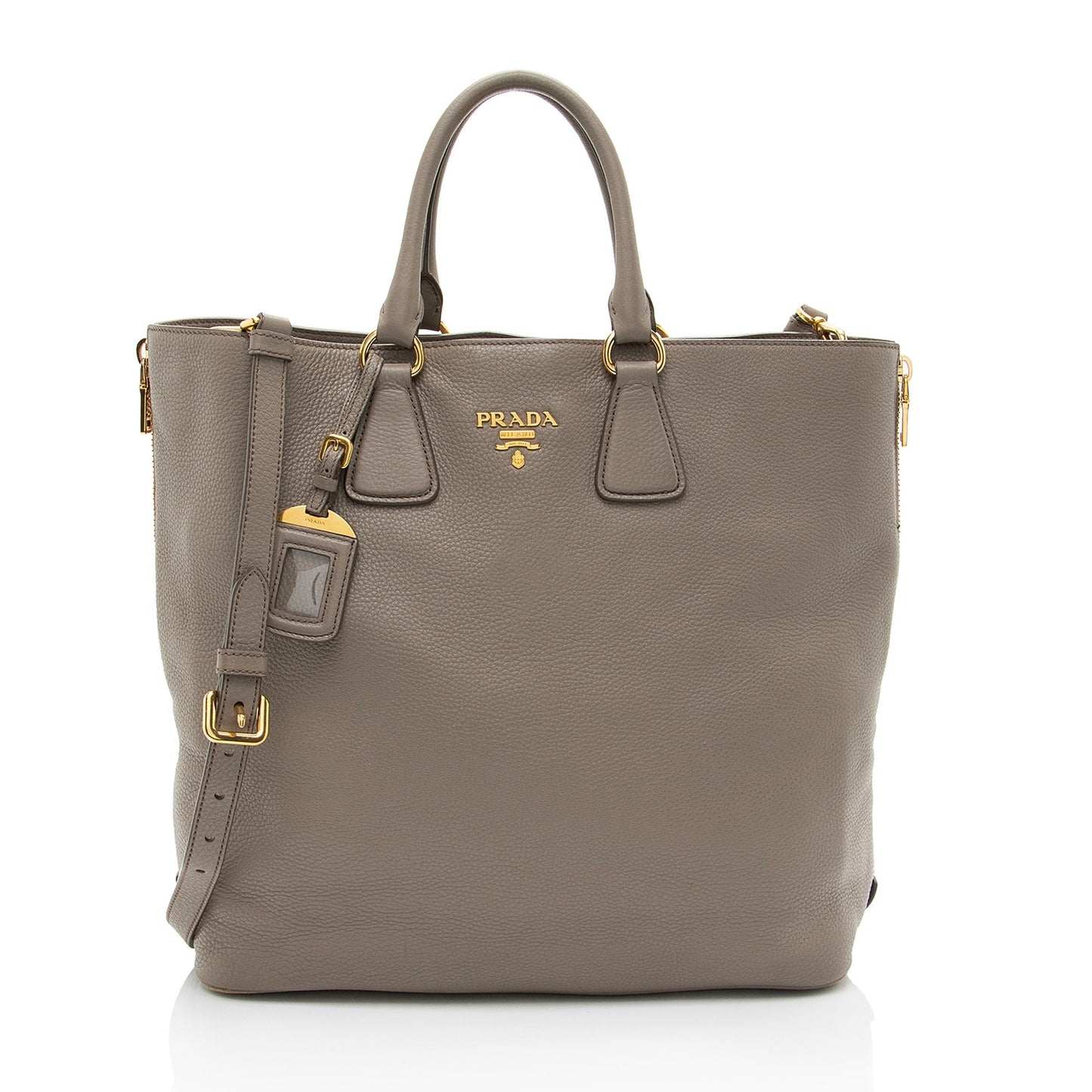Prada Daino Side Tote Vitello Zip Tote Bag Zip Tote 4