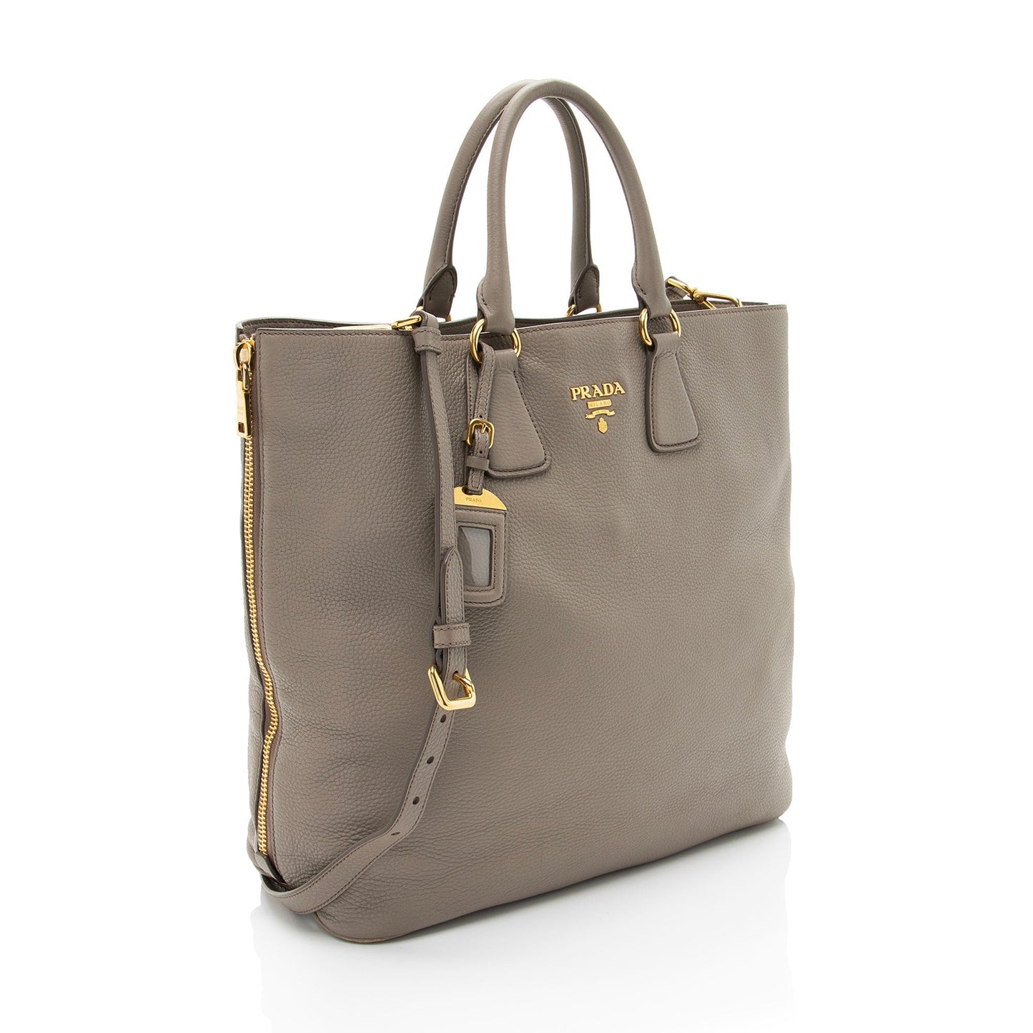 Prada Daino Side Tote Vitello Zip Tote Bag Zip Tote 4