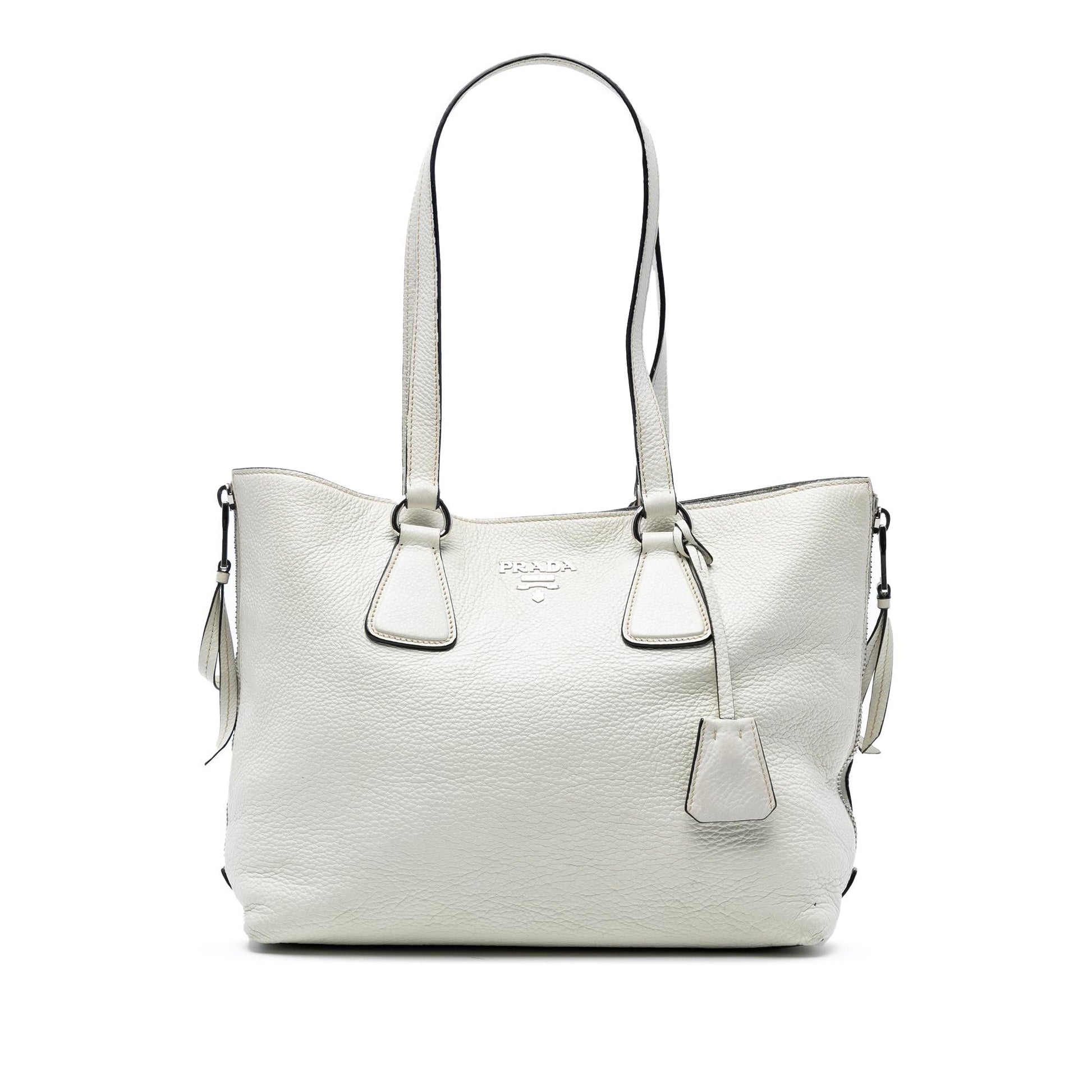 Prada Daino Side Tote Vitello Zip Tote Bag Zip Tote 5
