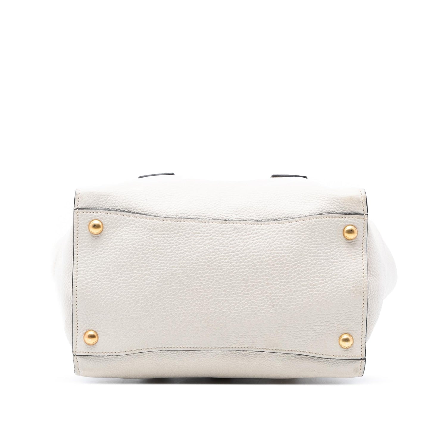 Prada Daino Sound Lock Satchel Vitello Satchel Bag