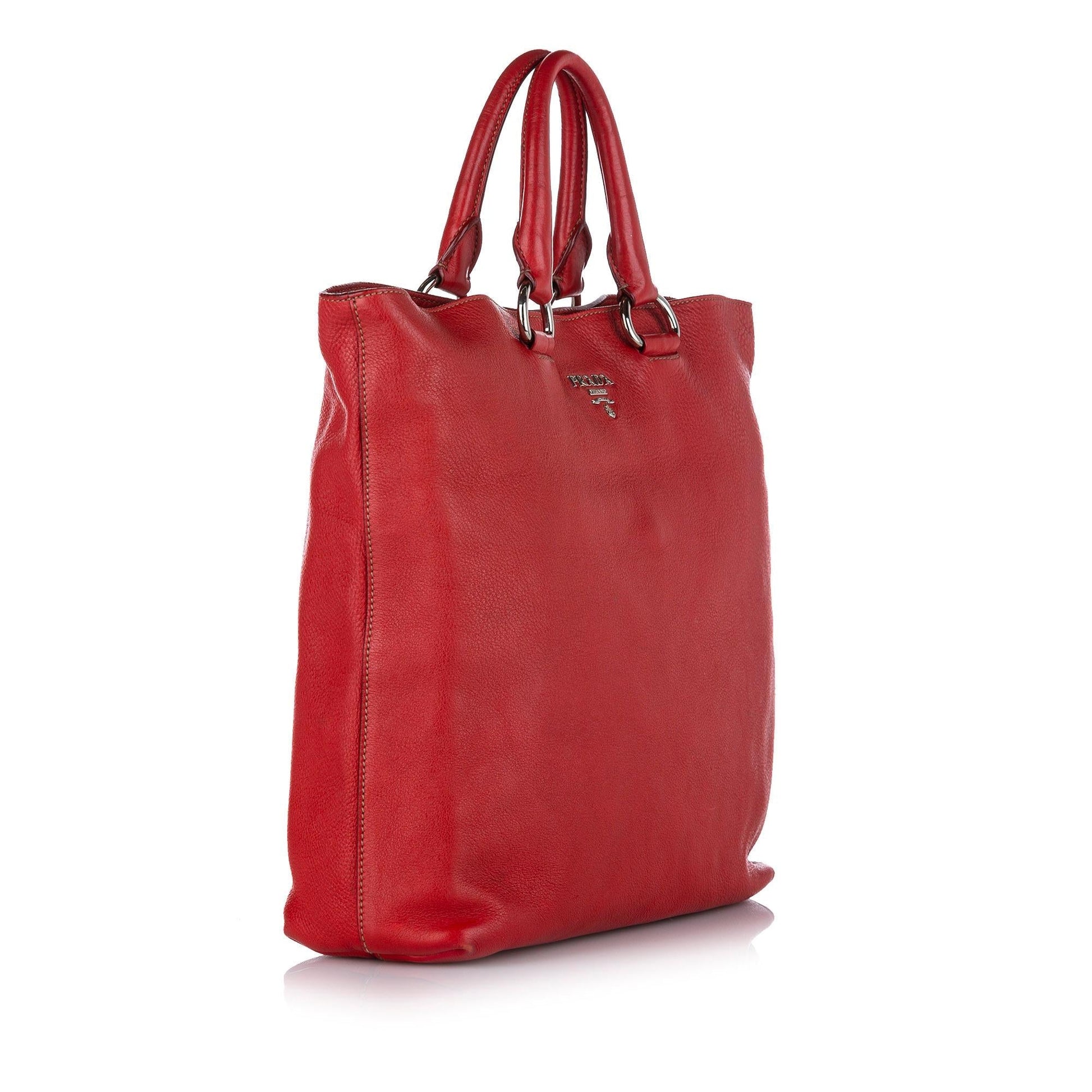 Prada Daino Tote Bag Shg Vitello Bag Shg 20752