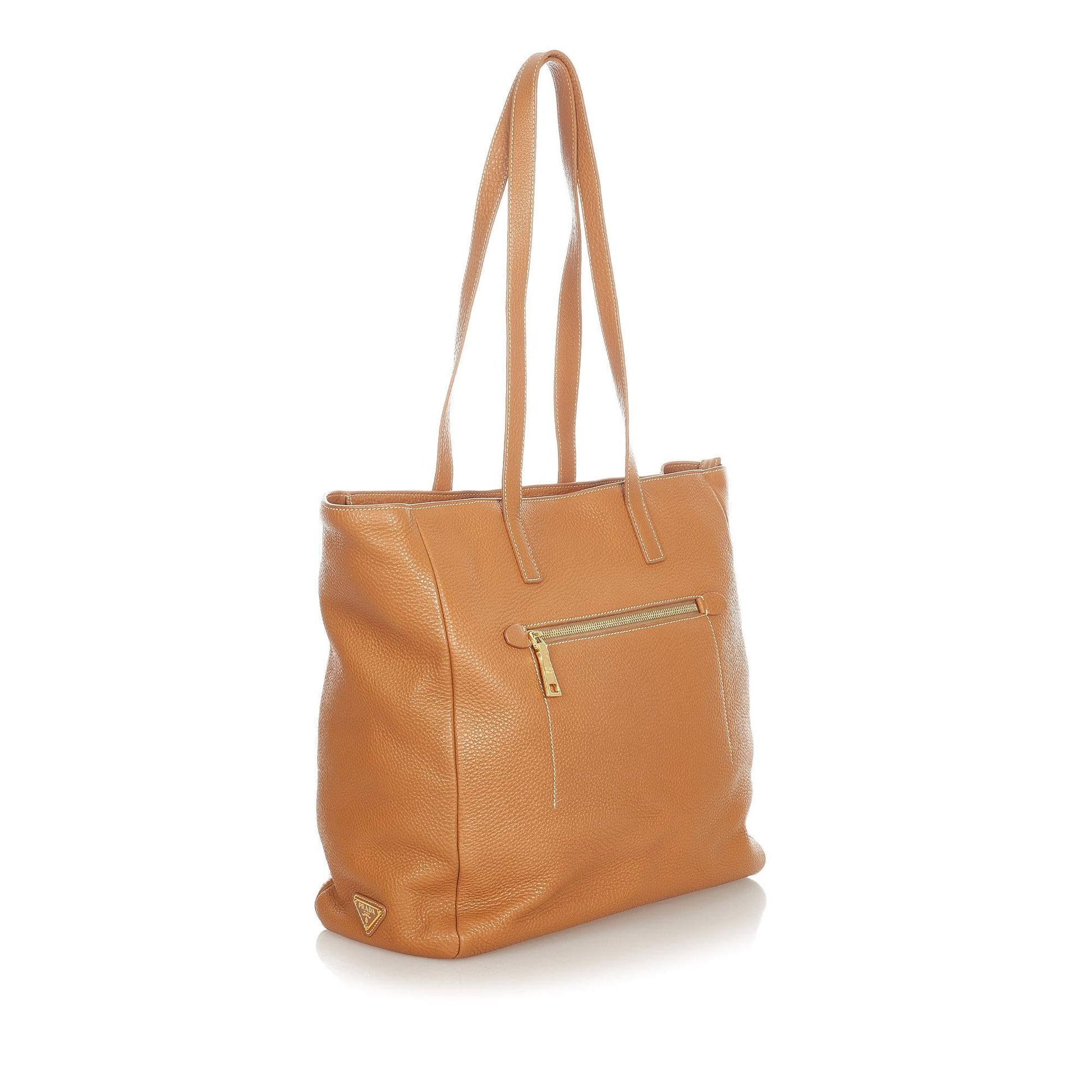 Prada Daino Tote Bag Shg Vitello Bag Shg 22231