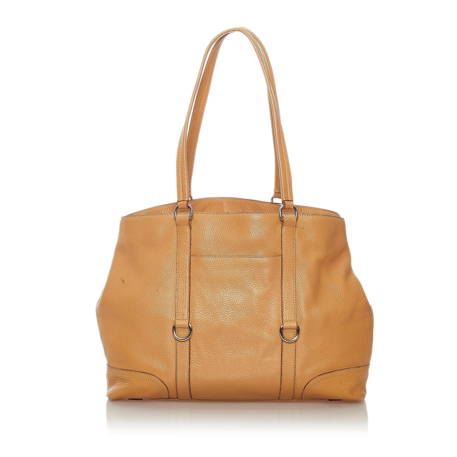 Prada Daino Tote Bag Shg Vitello Bag Shg 27483
