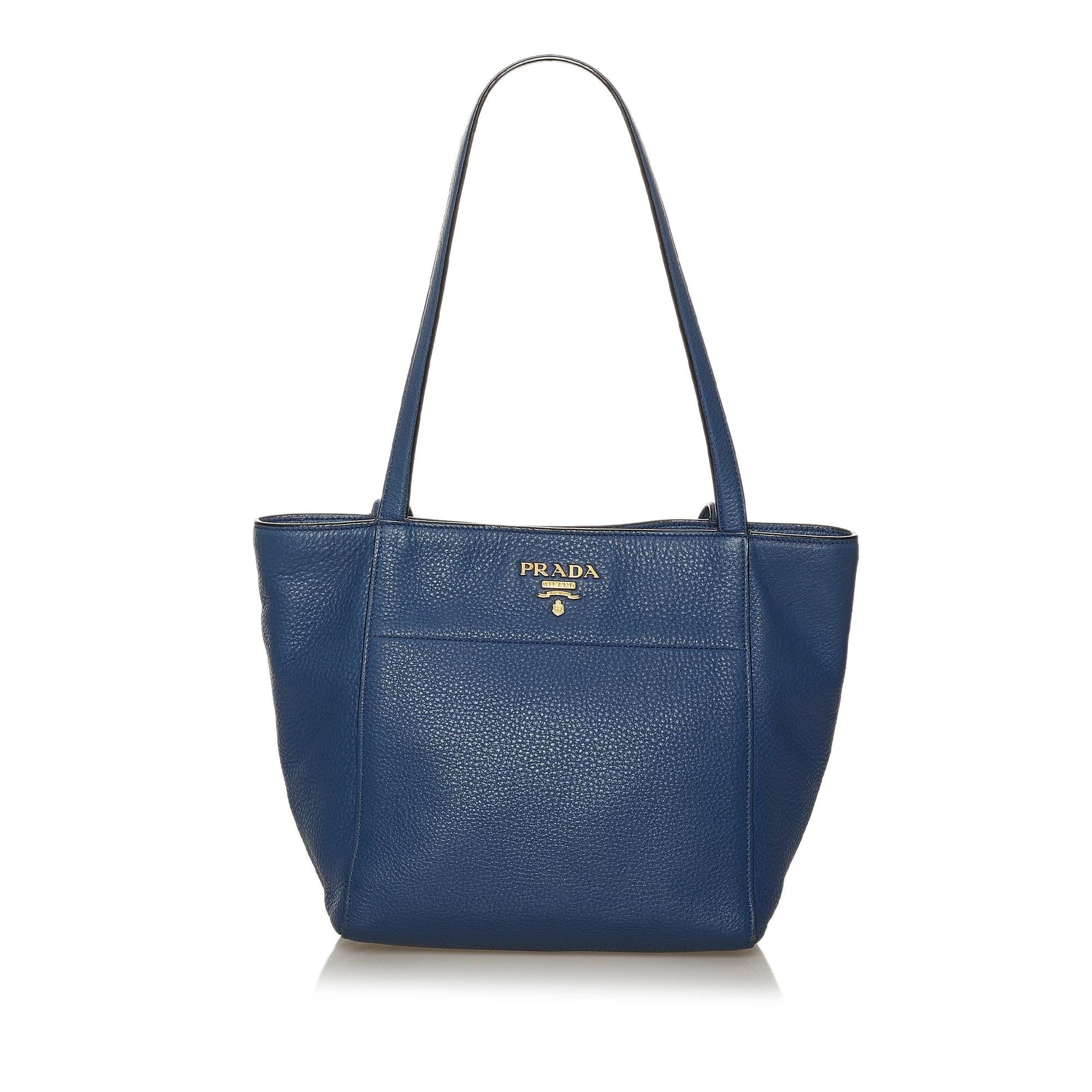 Prada Daino Tote Bag Shg Vitello Bag Shg 28613