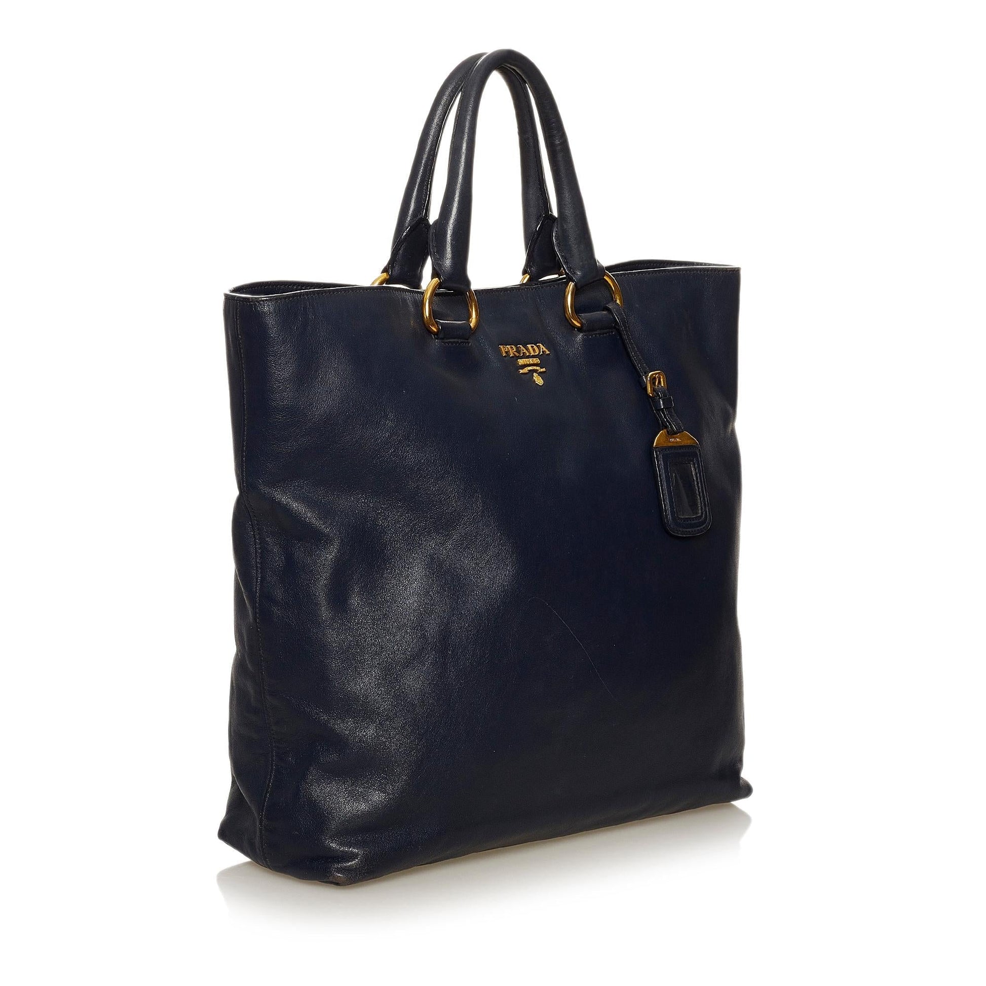Prada Daino Tote Bag Shg Vitello Bag Shg 29181