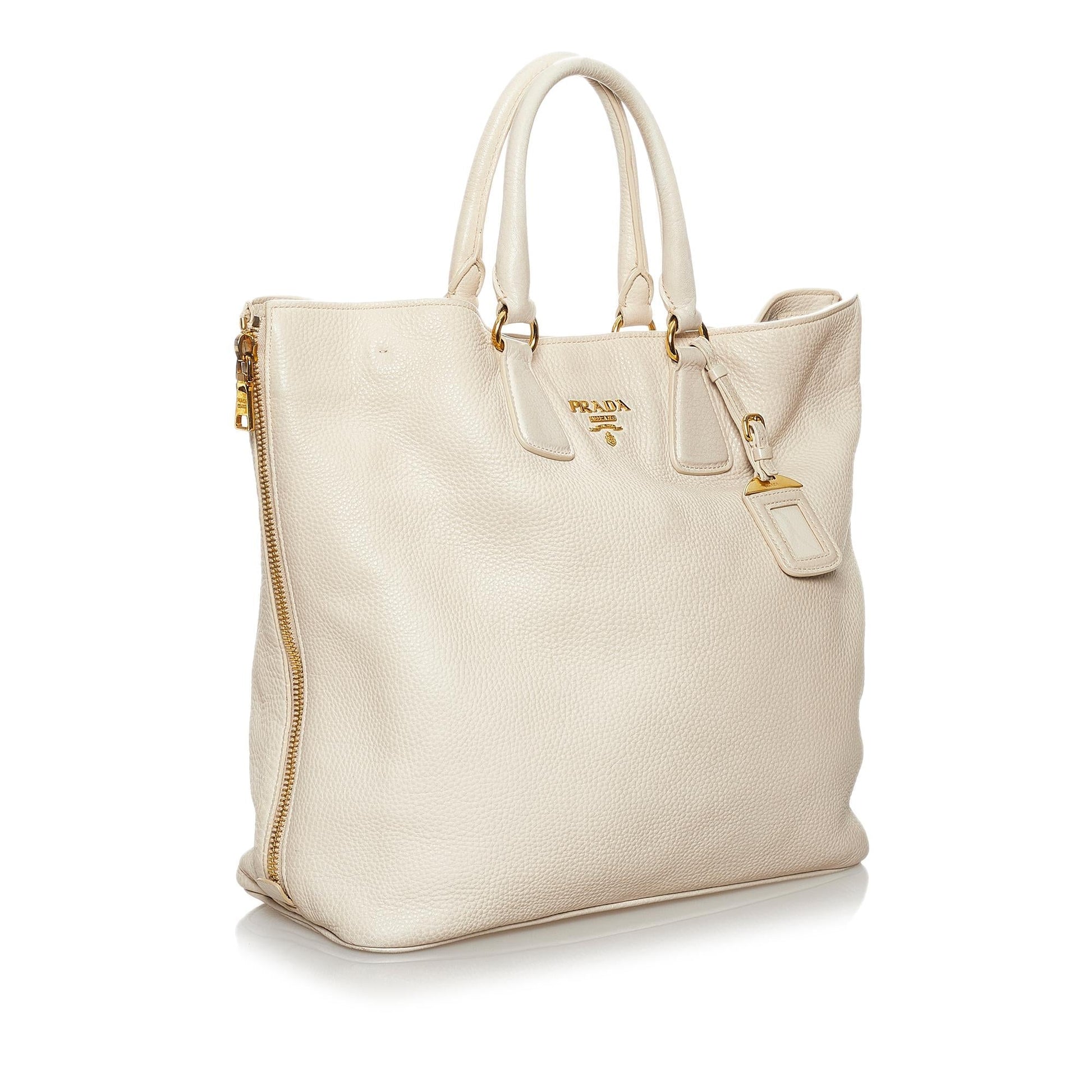 Prada Daino Tote Bag Shg Vitello Bag Shg 29698