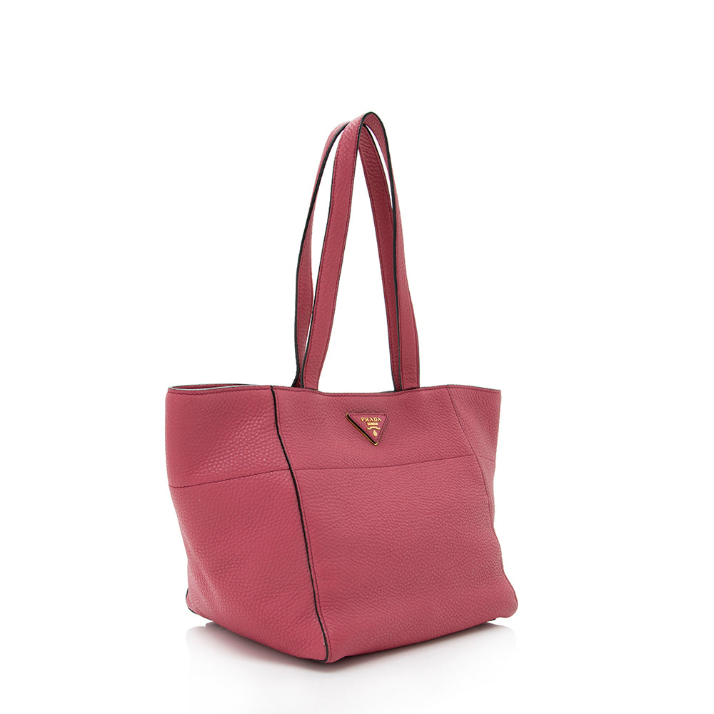 Prada Daino Tote Shf Vitello Tote Bag