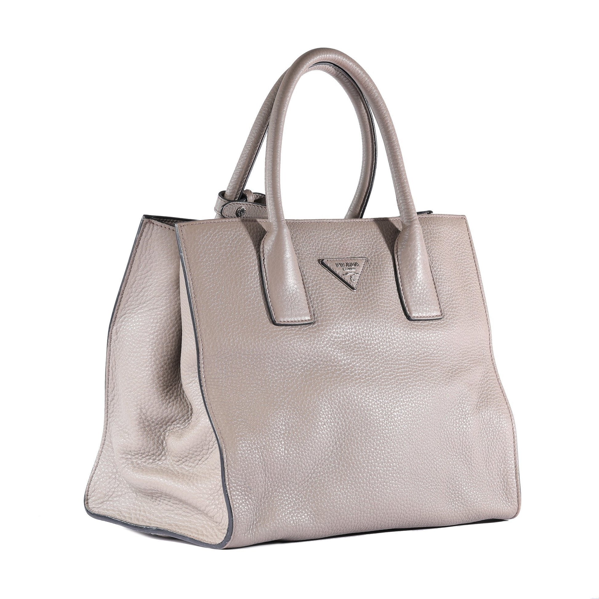 Prada Vitello Daino Twin Pocket Tote Handbag Tote Bag