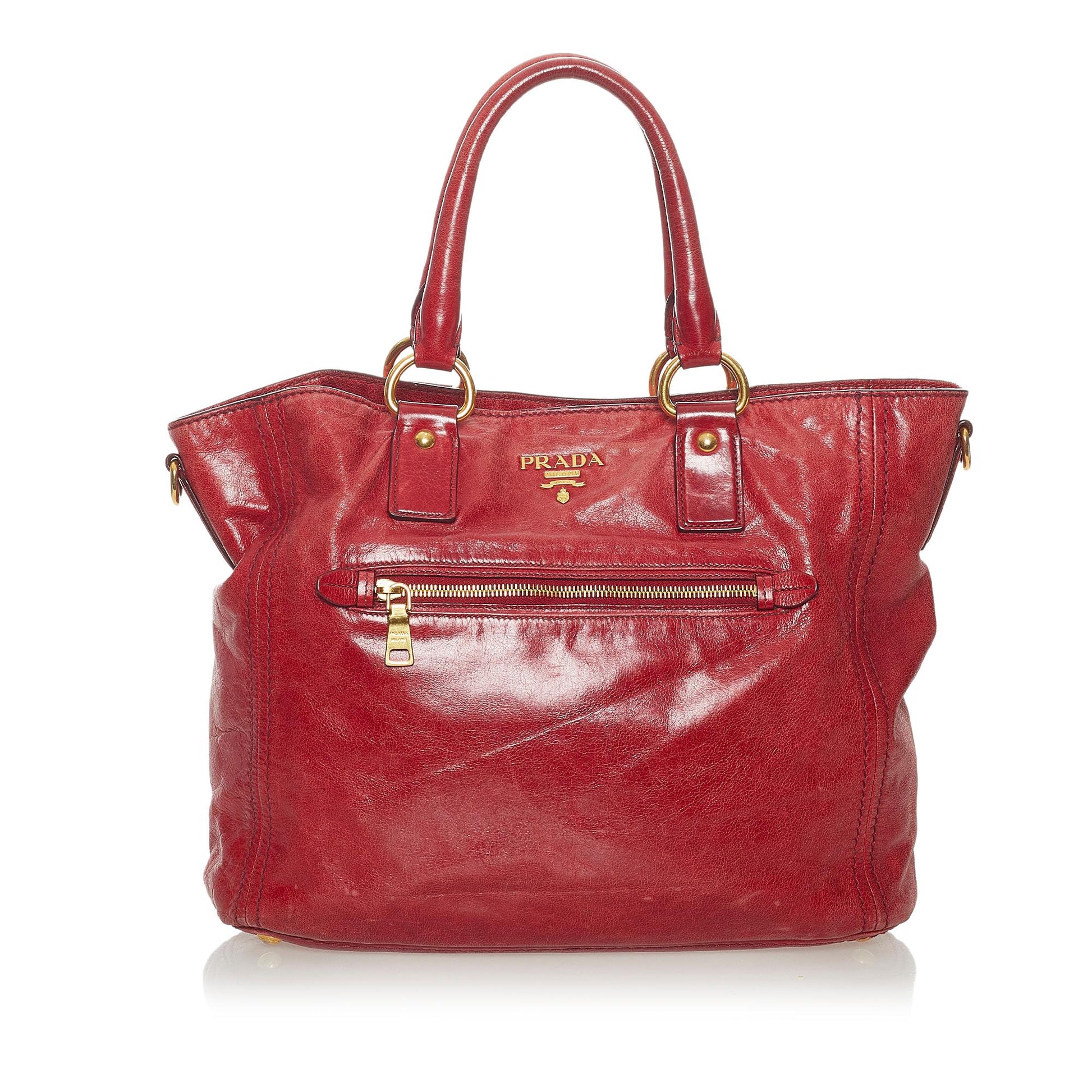 Prada Lux Tote Bag Shg Vitello