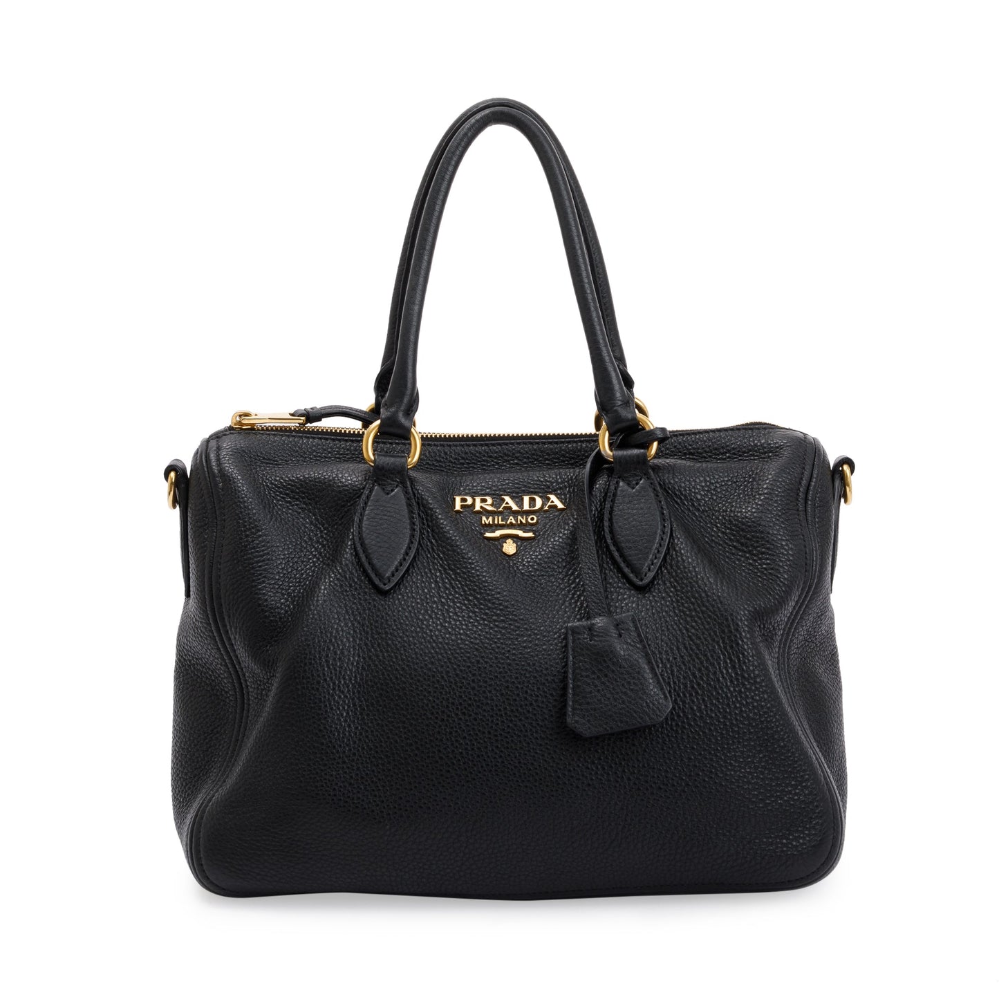 Prada Vitello Phenix Bauletto Bag Travel Bag