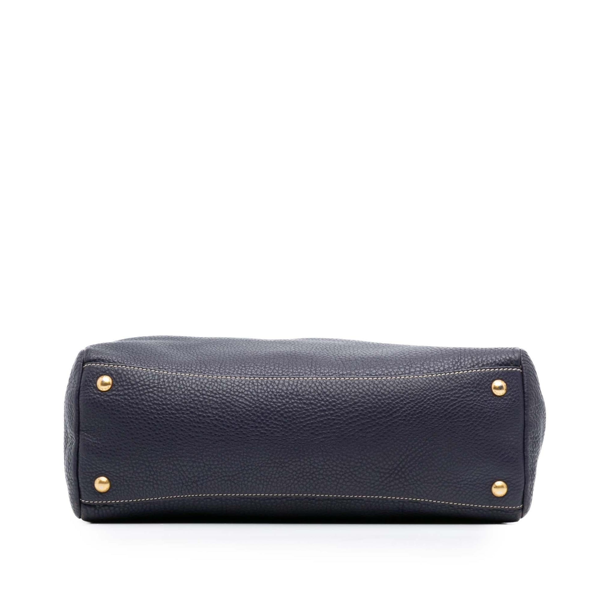 Prada Phenix Bauletto Satchel Vitello Satchel Bag