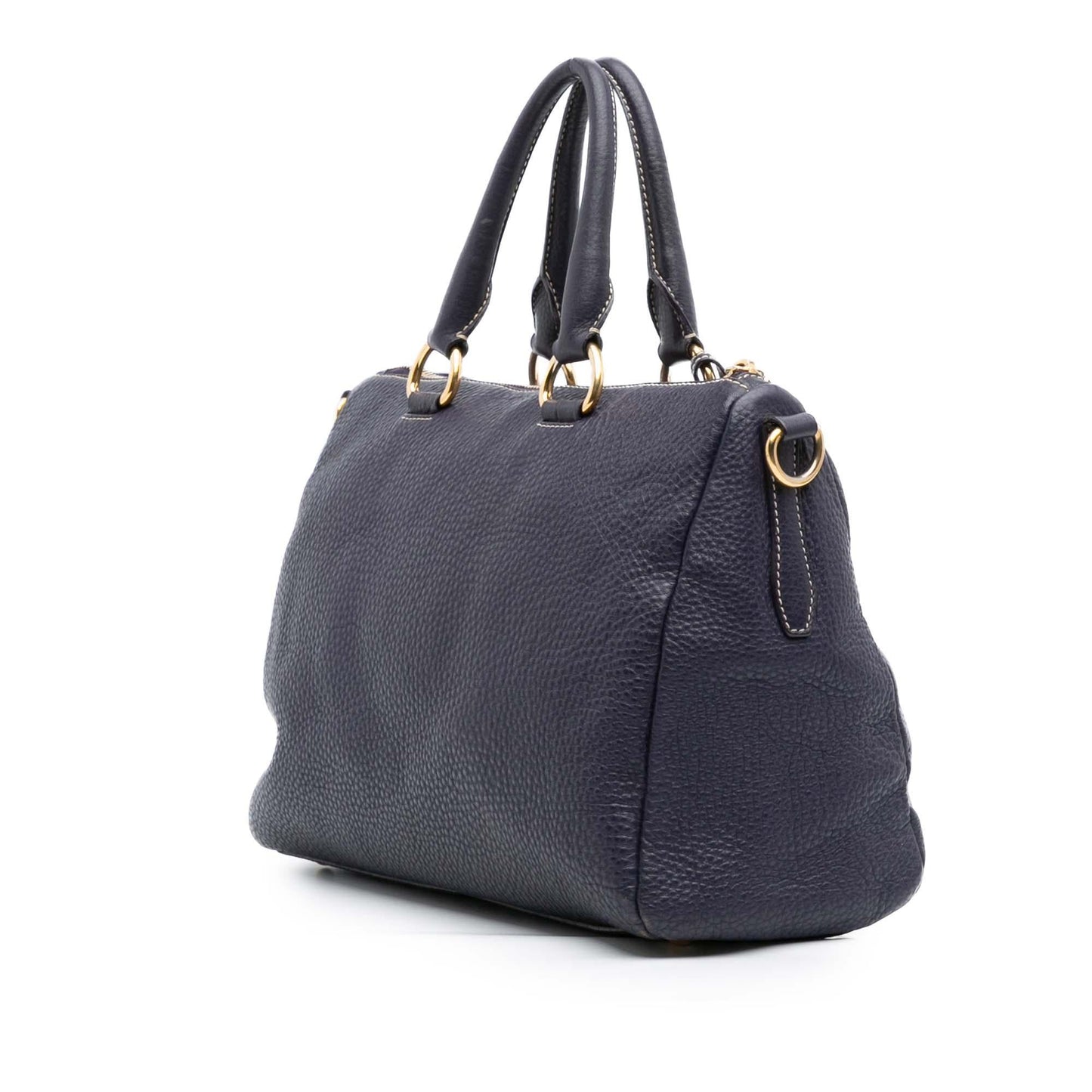 Prada Phenix Bauletto Satchel Vitello Satchel Bag