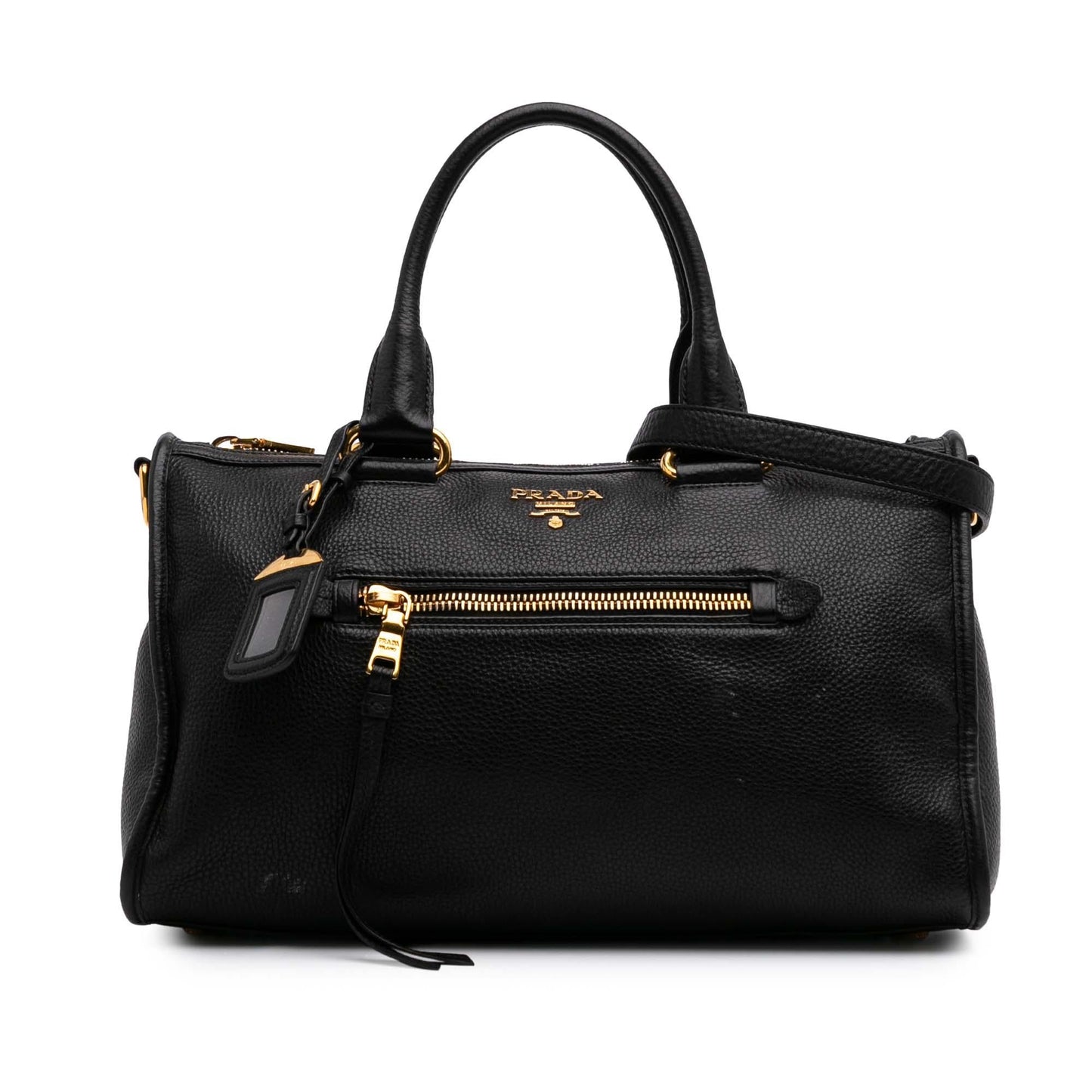 Prada Phenix Convertible Satchel Vitello Satchel Bag