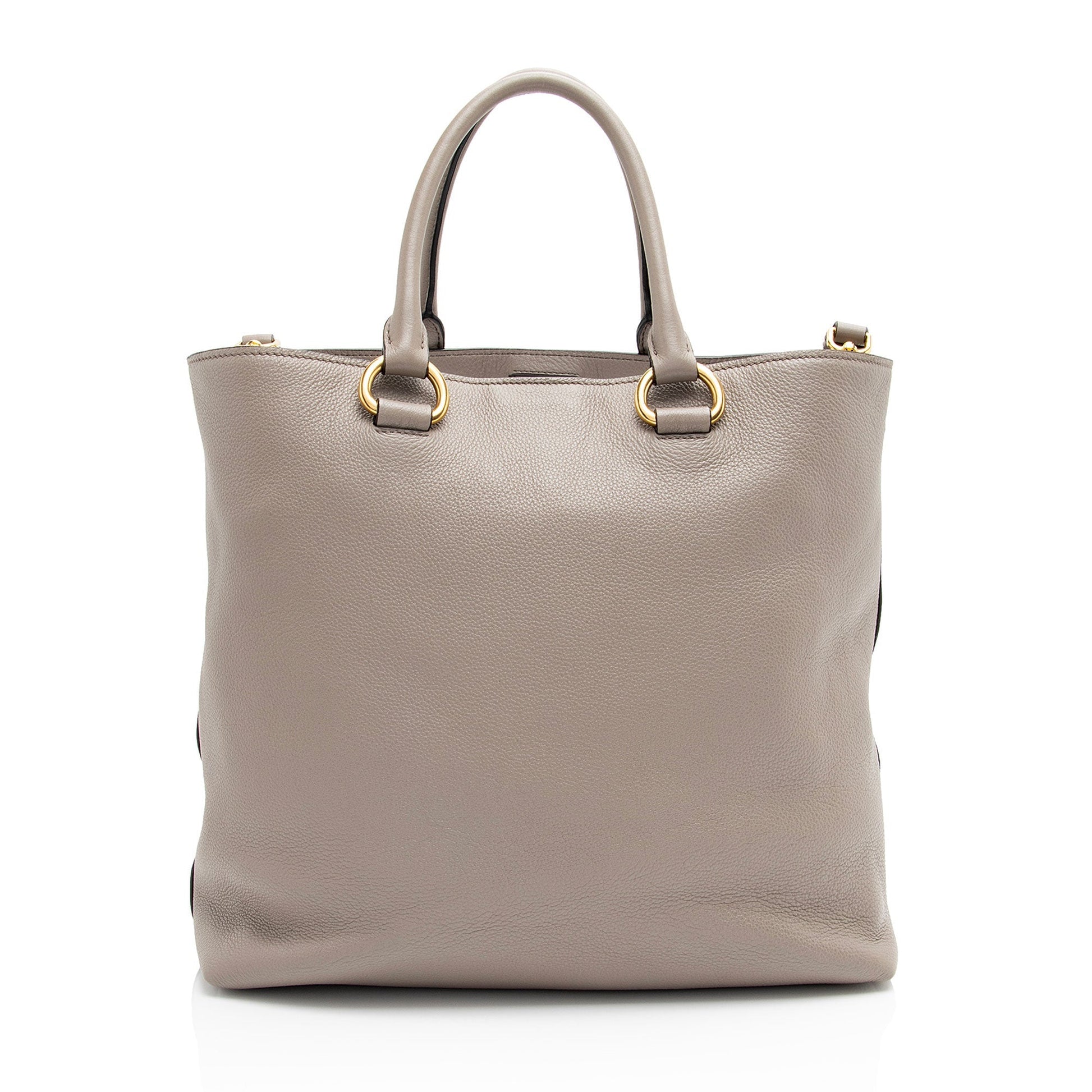 Prada Phenix Tall Tote Shf Xqinw4 Vitello Tote Bag
