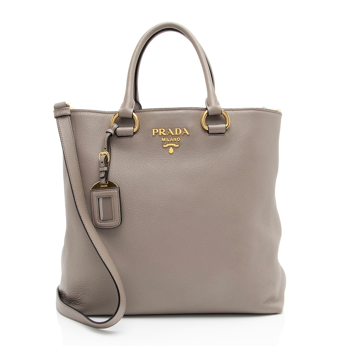 Prada Phenix Tall Tote Shf Xqinw4 Vitello Tote Bag