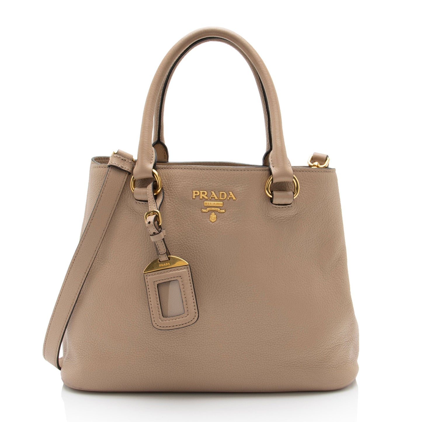 Prada Phenix Convertible Tote Shf Ygc48A Vitello Tote Bag