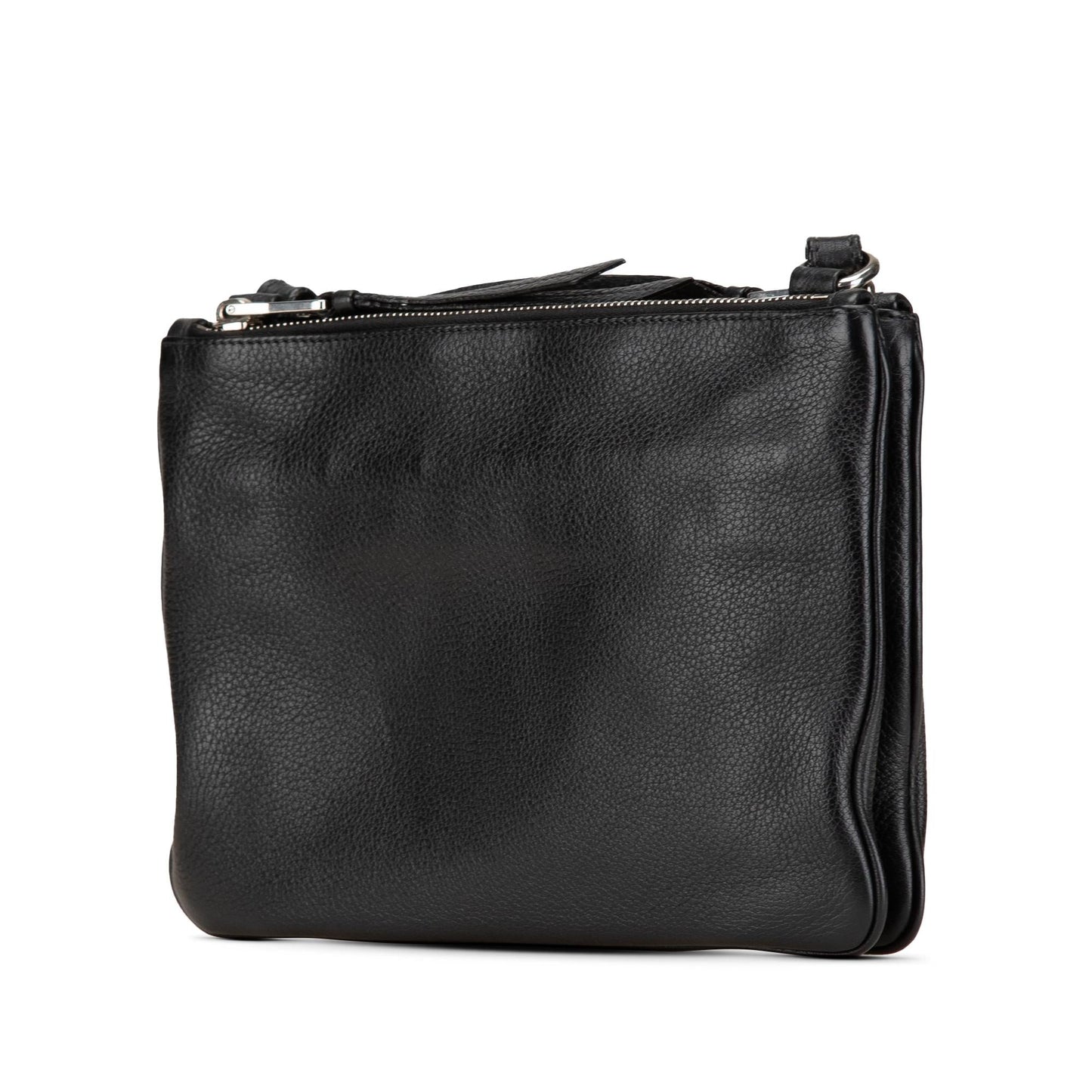 Prada Phenix Double Crossbody Vitello Zip Crossbody Bag