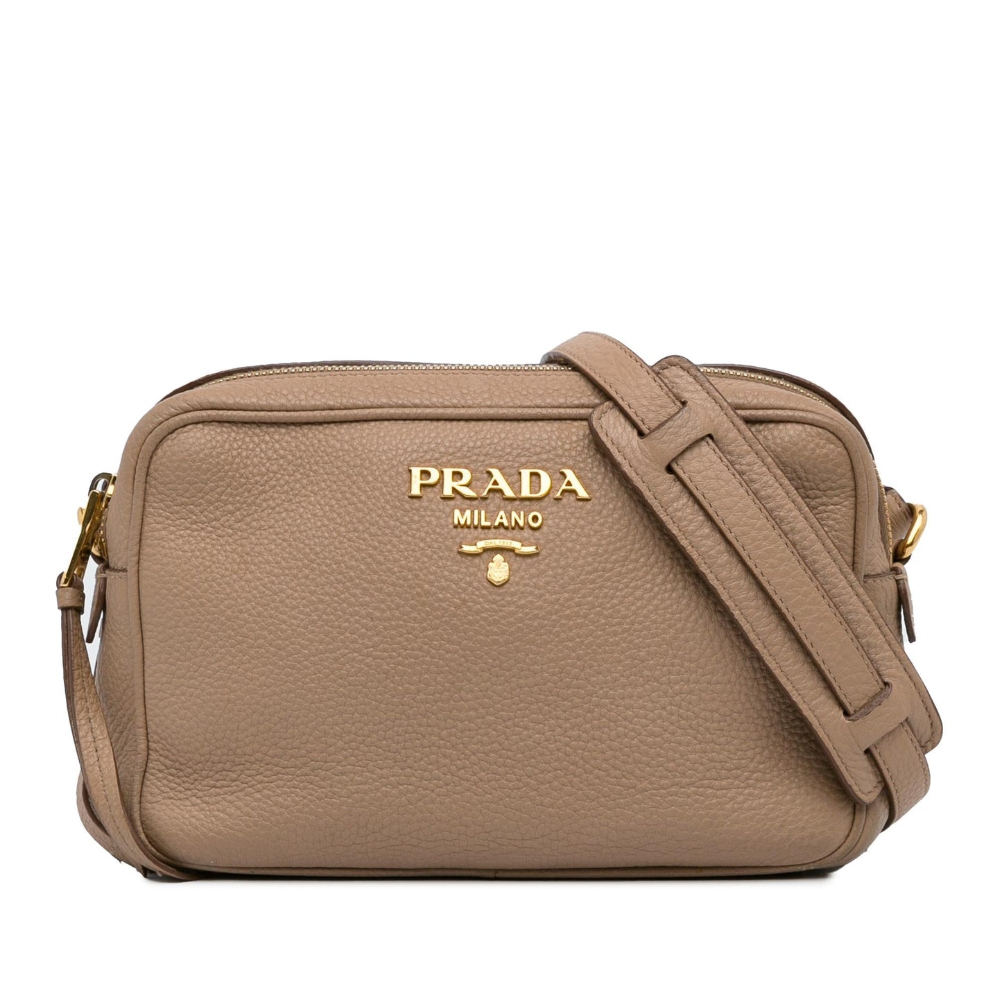 Prada Phenix Double Shg Jaxnez Crossbody Bag Vitello Zip